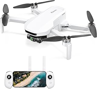 Potensic ATOM LT GPS Drone Under 249g, 40 Mins Long Flight, EIS 2.5K Camera, 4KM FPV Transmission, Brushless Motor, Precise Auto Return, SurgeFly, Entry Level Foldable Drone for Adults Beginner, White