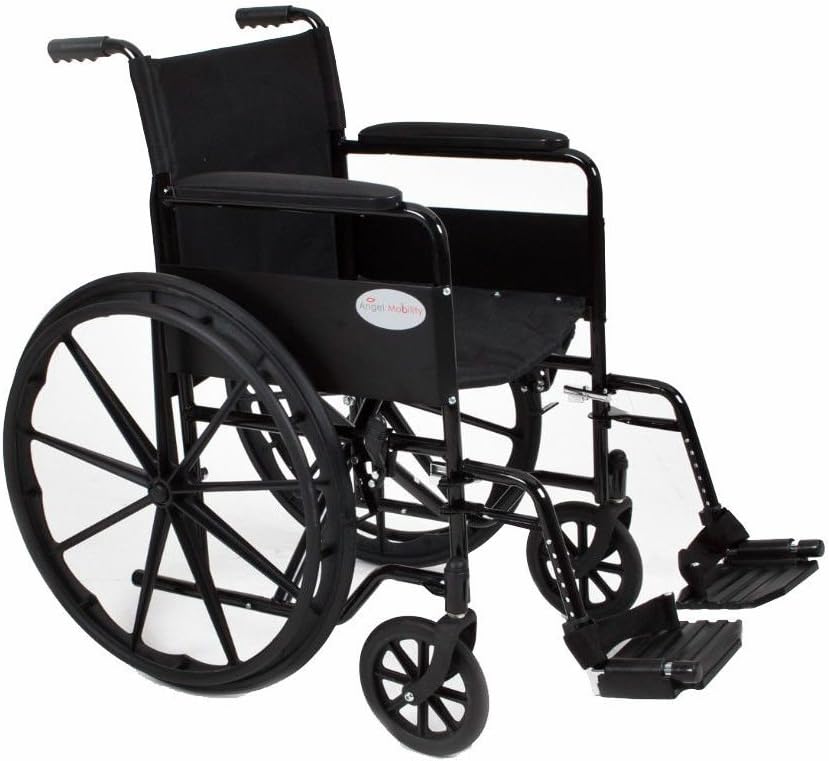 Stylish Black Sport Self - Propelled Lightweight Folding Wheelchair AMW0046BF Fast Delivery