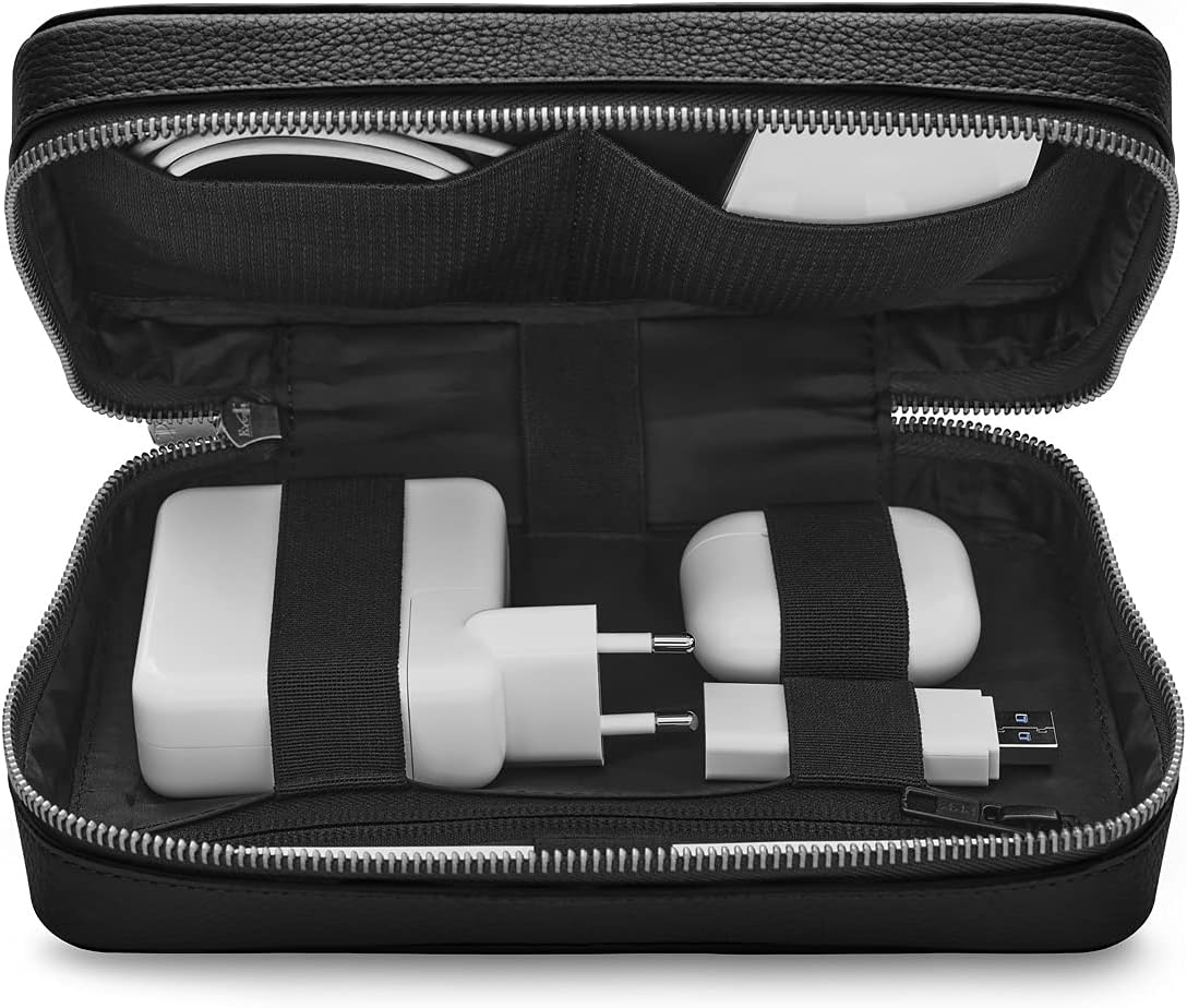 Woolnut Leather Tech Organizer