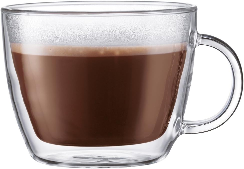 Bistro 0.45 Litre 15 oz 2-Piece Double Wall Cafe Latte Cup,10608-10