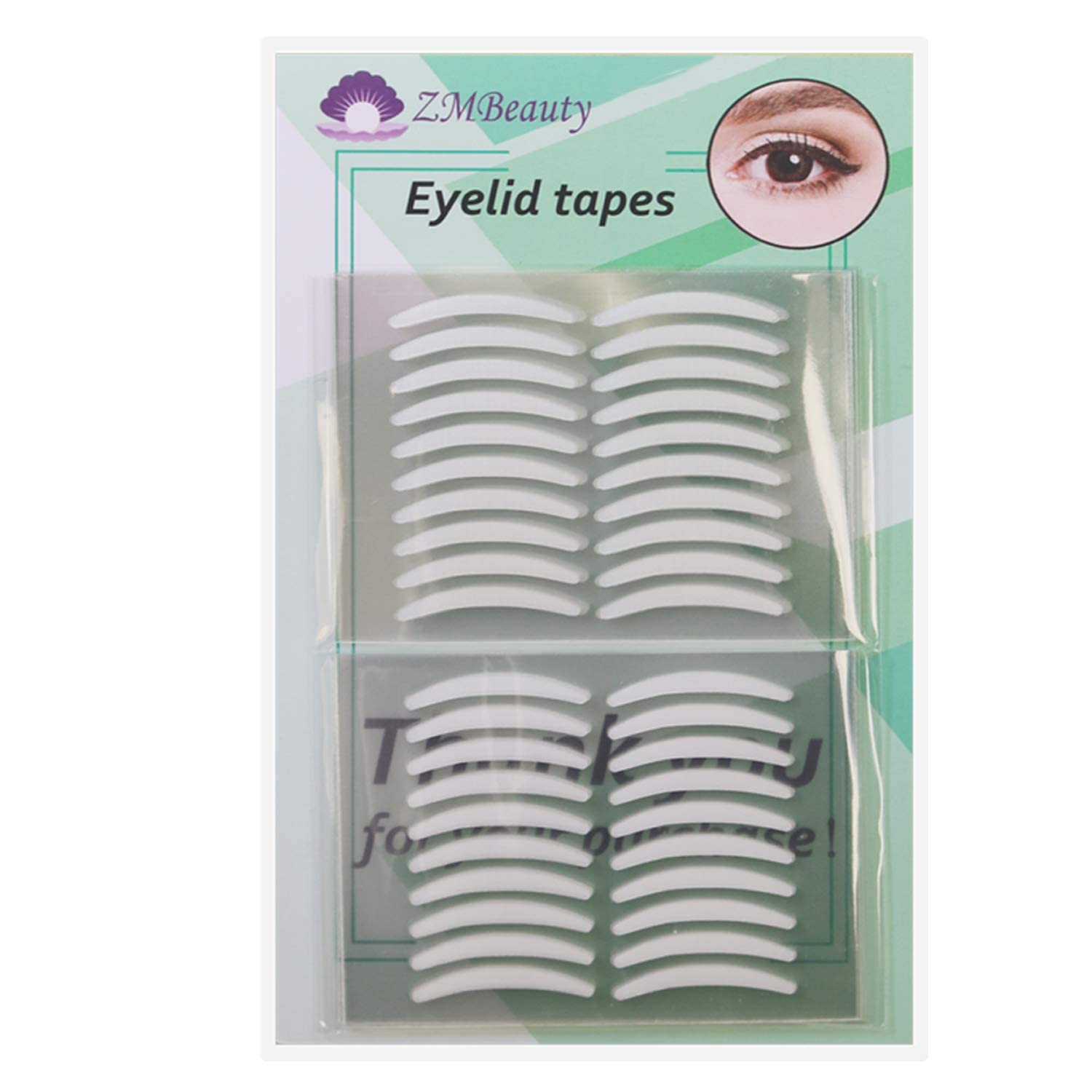 600pcs/300 Pairs Invisible Slim Single-Sided Eyelid Tapes Stickers, Medical-use Fiber Eyelid Strips, Instant Lift Eye Lid Without Surgery, Perfect for Hooded, Droopy, Uneven, Mono-eyelids