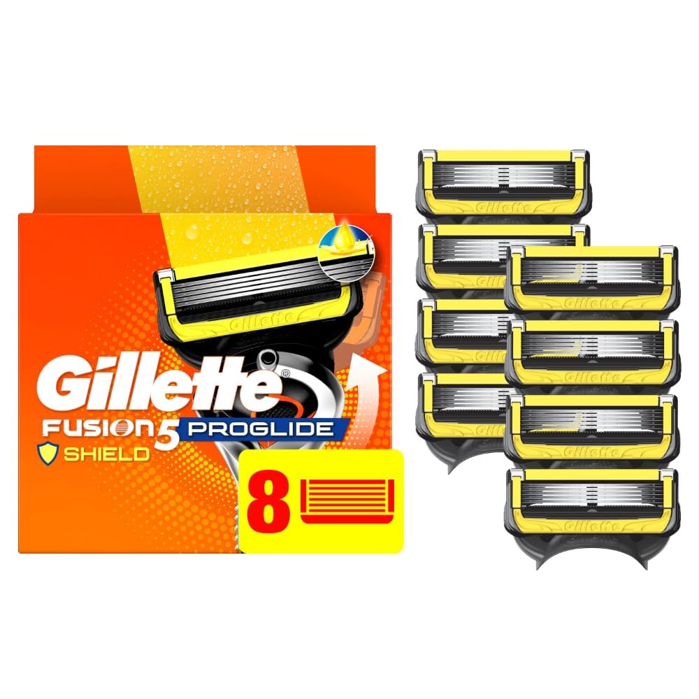 Gillette Fusion5 ProShield Men's Razor Blades, 8 Blade Refills
