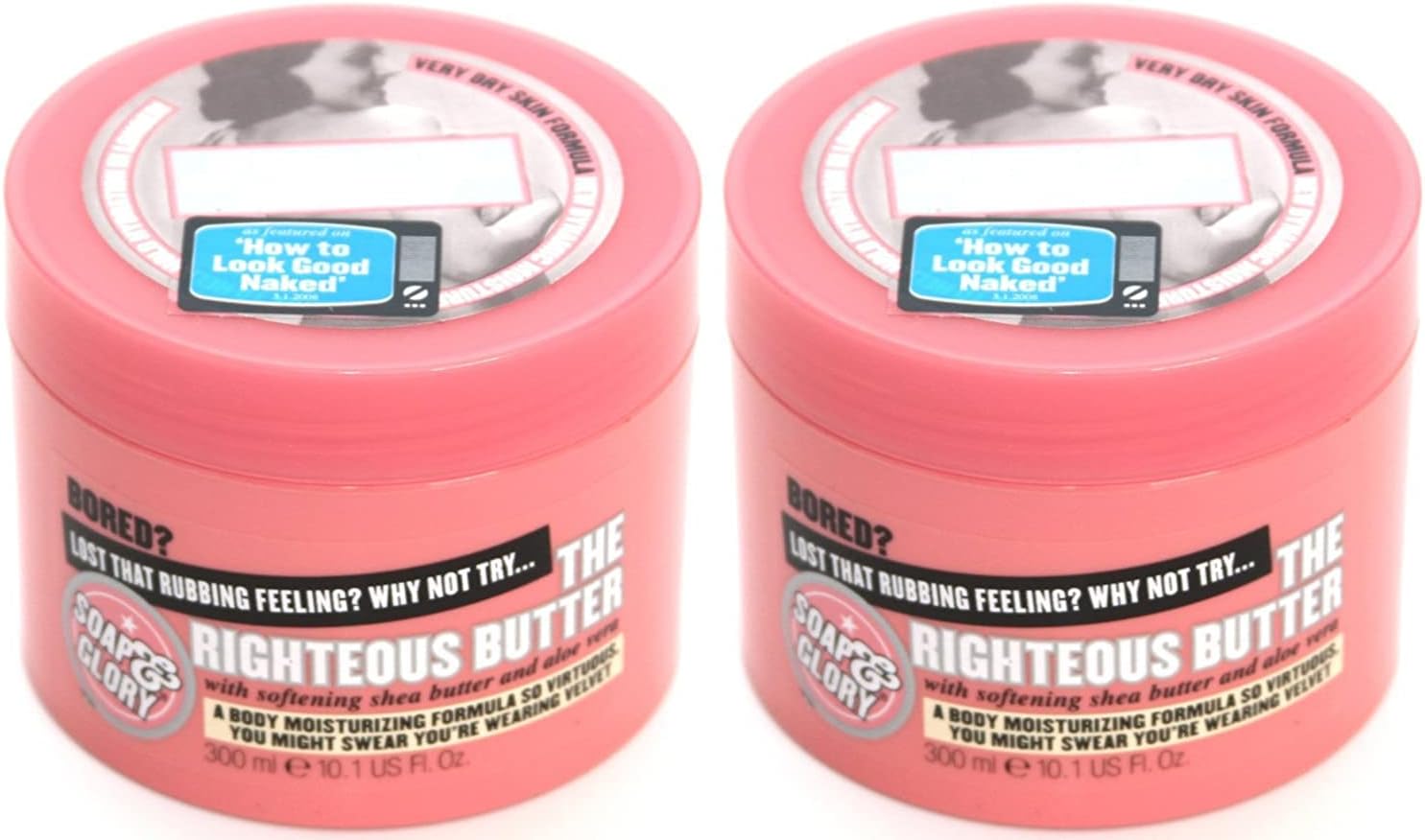 Soap And Glory The Righteous Butter Body Butter 300ml (Pack Qty 2)