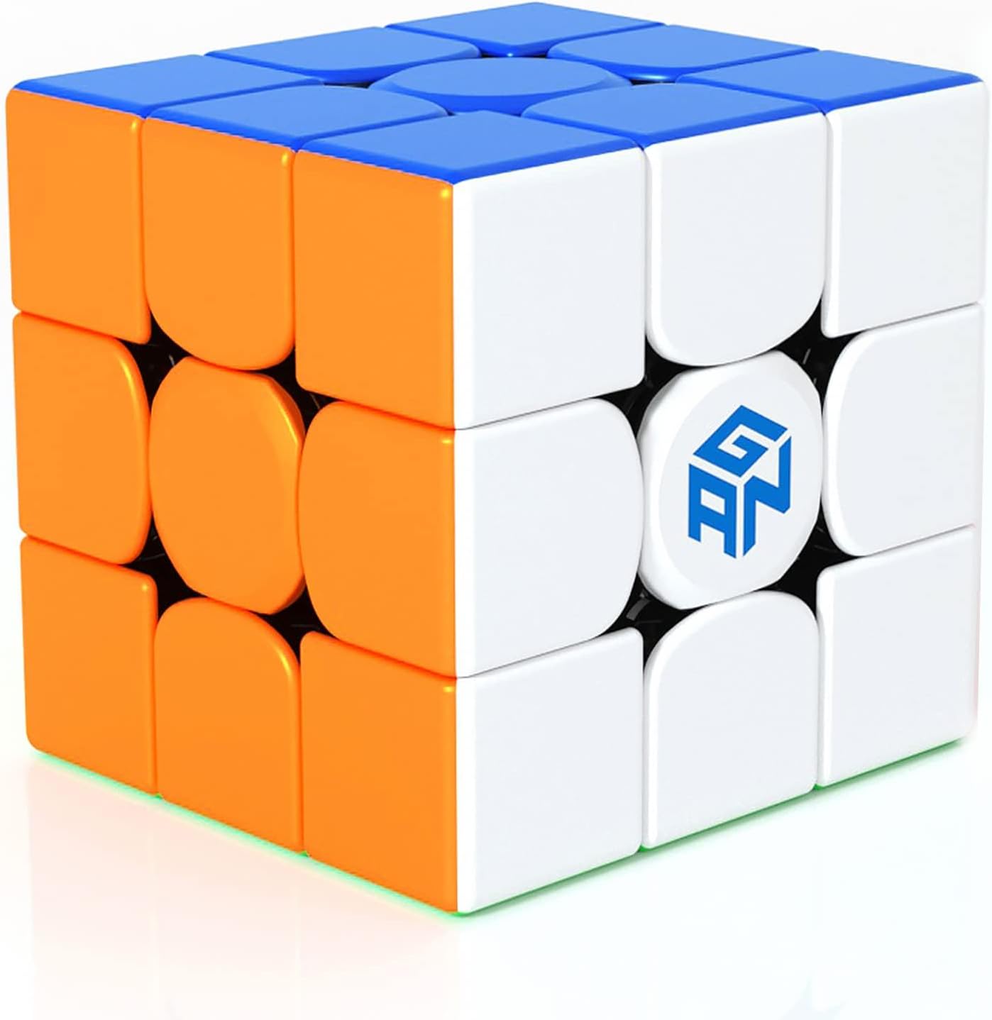 GAN 356 RS, Speed Cube 3x3 Stickerless Puzzle for Kids