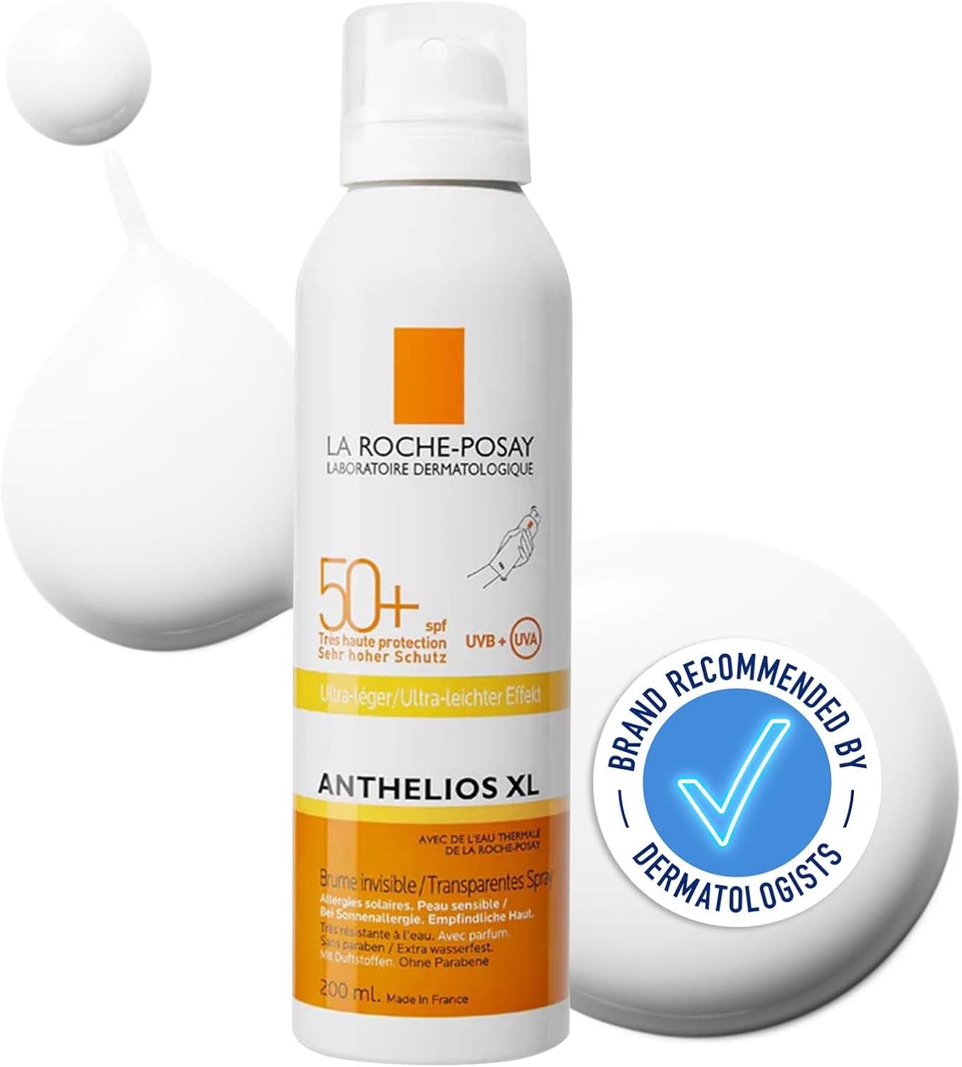 La Roche-Posay Anthelios Sun screen Ultra-Light Body Mist SPF50+ 200ml