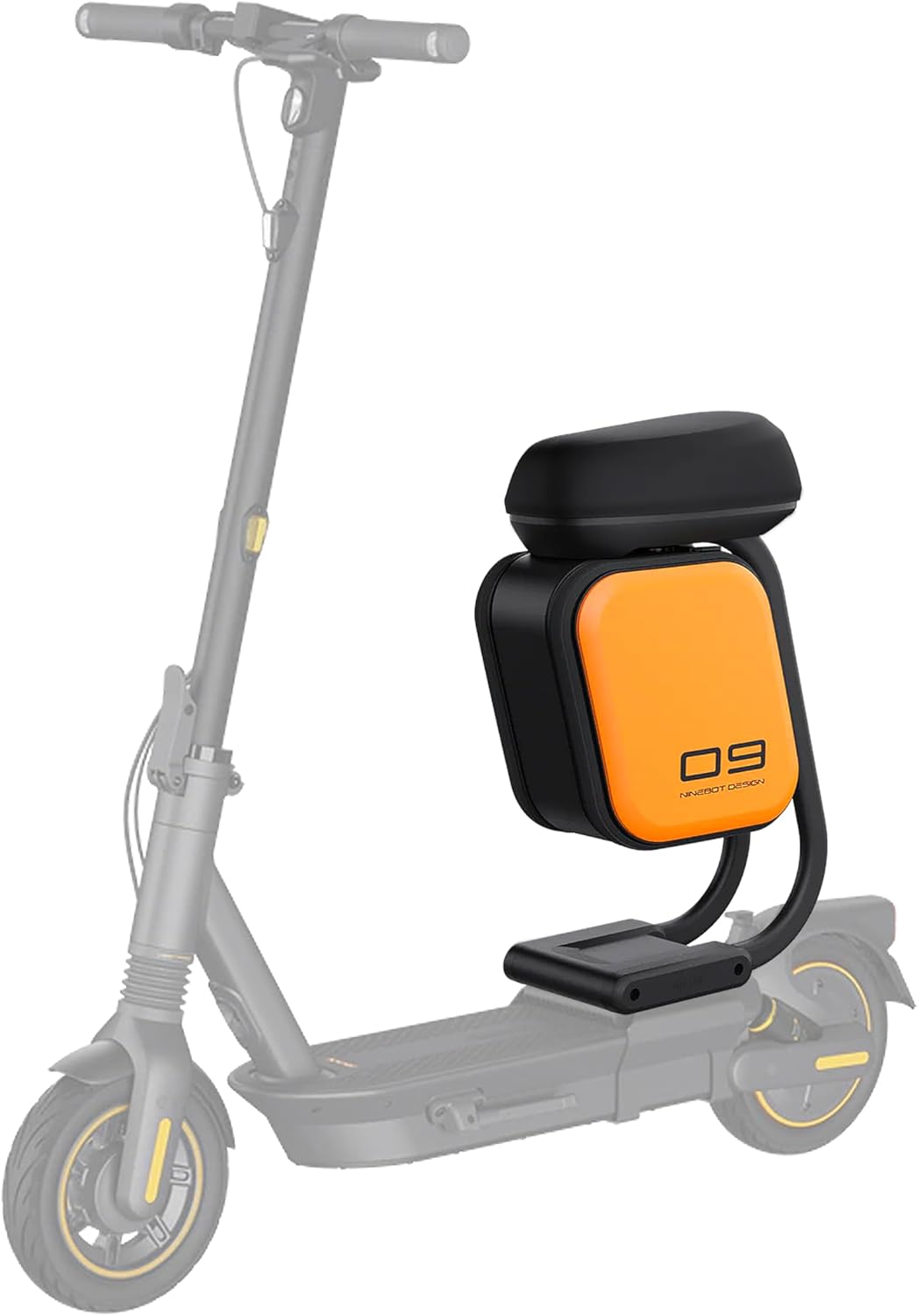 Multi-functional Scooter Seat compatible with Segway Ninebot Max G2 G65 MAX2 Kickscooter,Thickened Soft Cushion with 10L Large Storage Space Bag G2 G65 Seat & Bag Attachment Original Parts