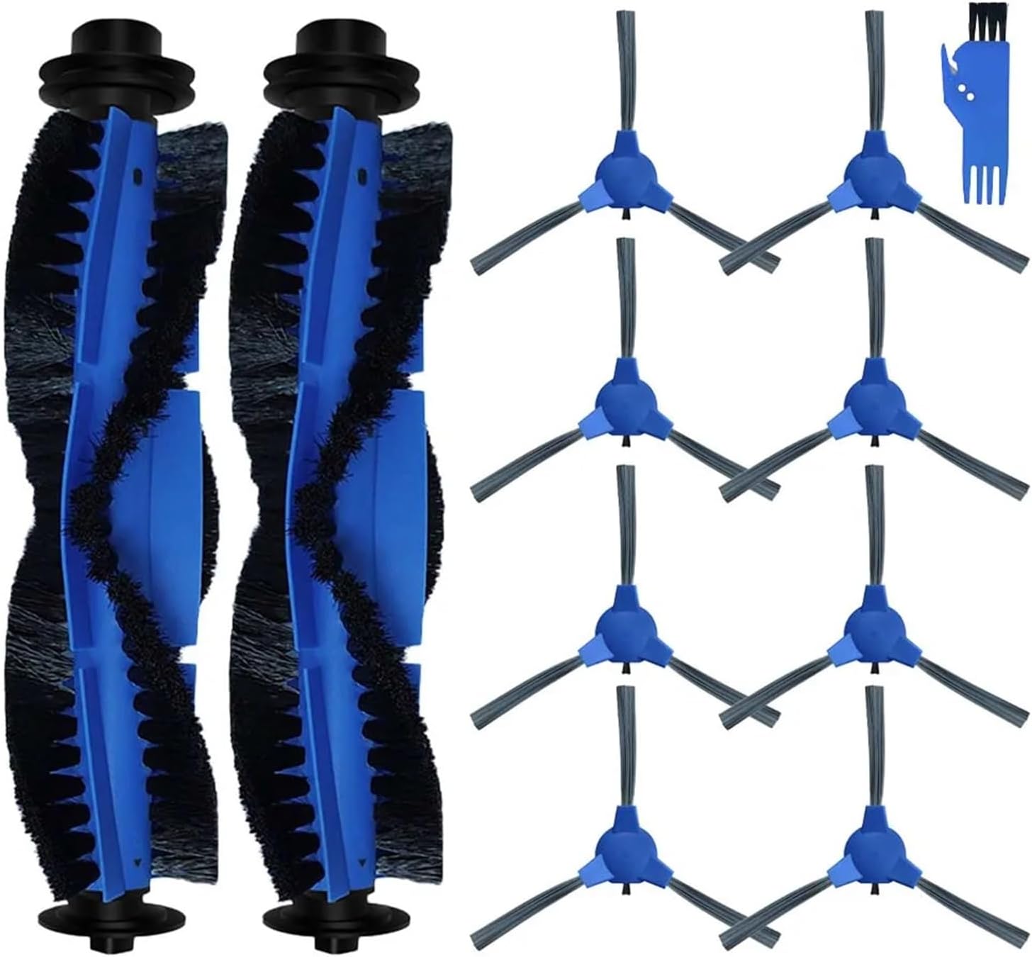 PonpEd Compatible For Ecozy RV-SG250B。 Robot Vacuum Self Emptying And ，Mop Combo ，Roller Main Brush， Edge Spin Side Brush。 Accessory Replacerment Part (Color : Set G)