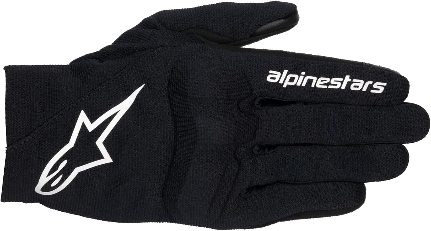 Alpinestars Reef V2 Motorcycle Gloves, black/white, XL