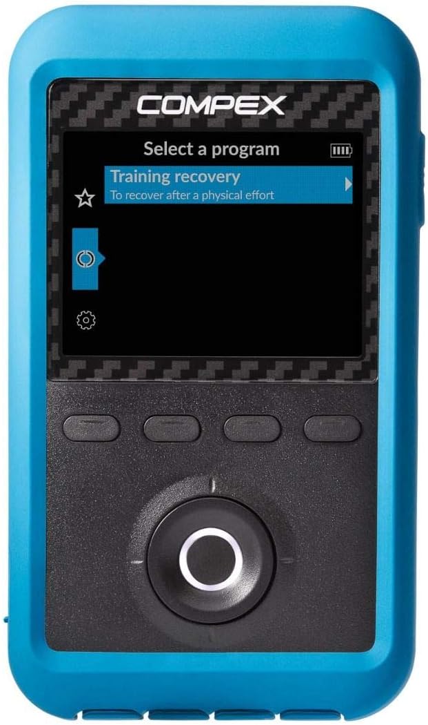 Compex Edge 3.0 Muscle Stimulator with TENS Kit, 4 Programs, Helps facilitate and Improve Muscle Performance, Blue