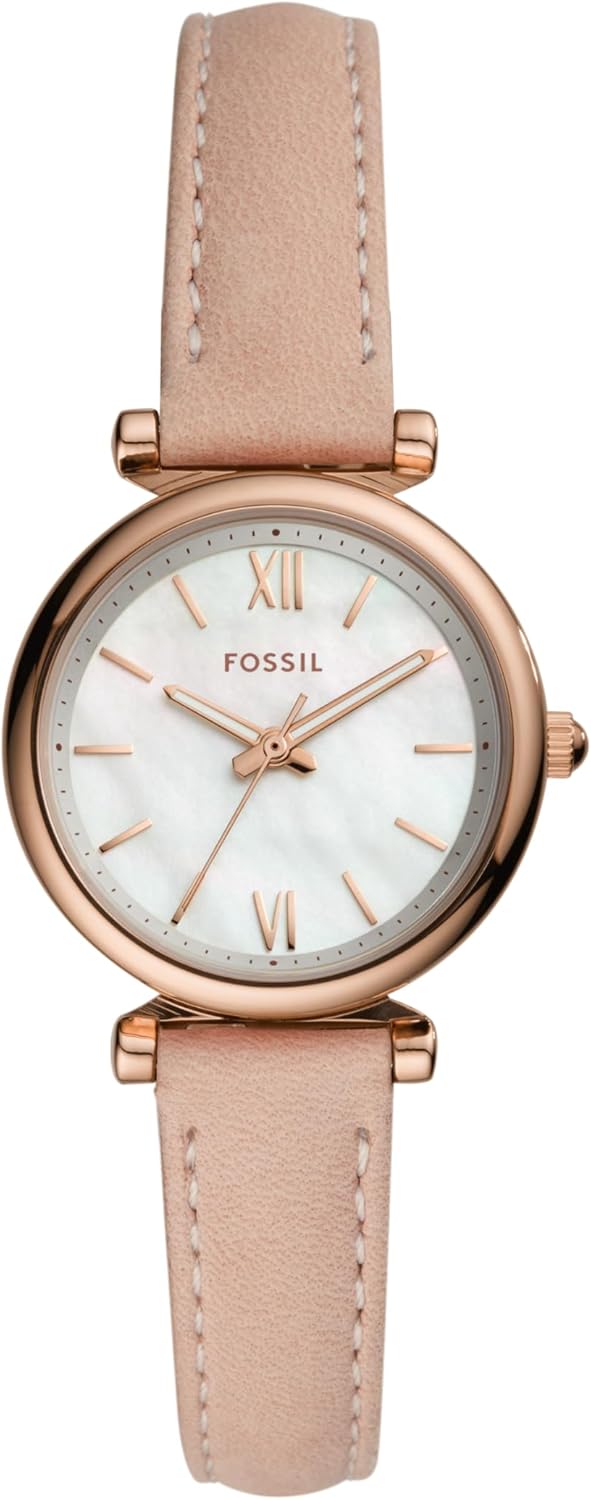 Fossil Women's Carlie Quartz Stainless Steel Three-Hand Watch