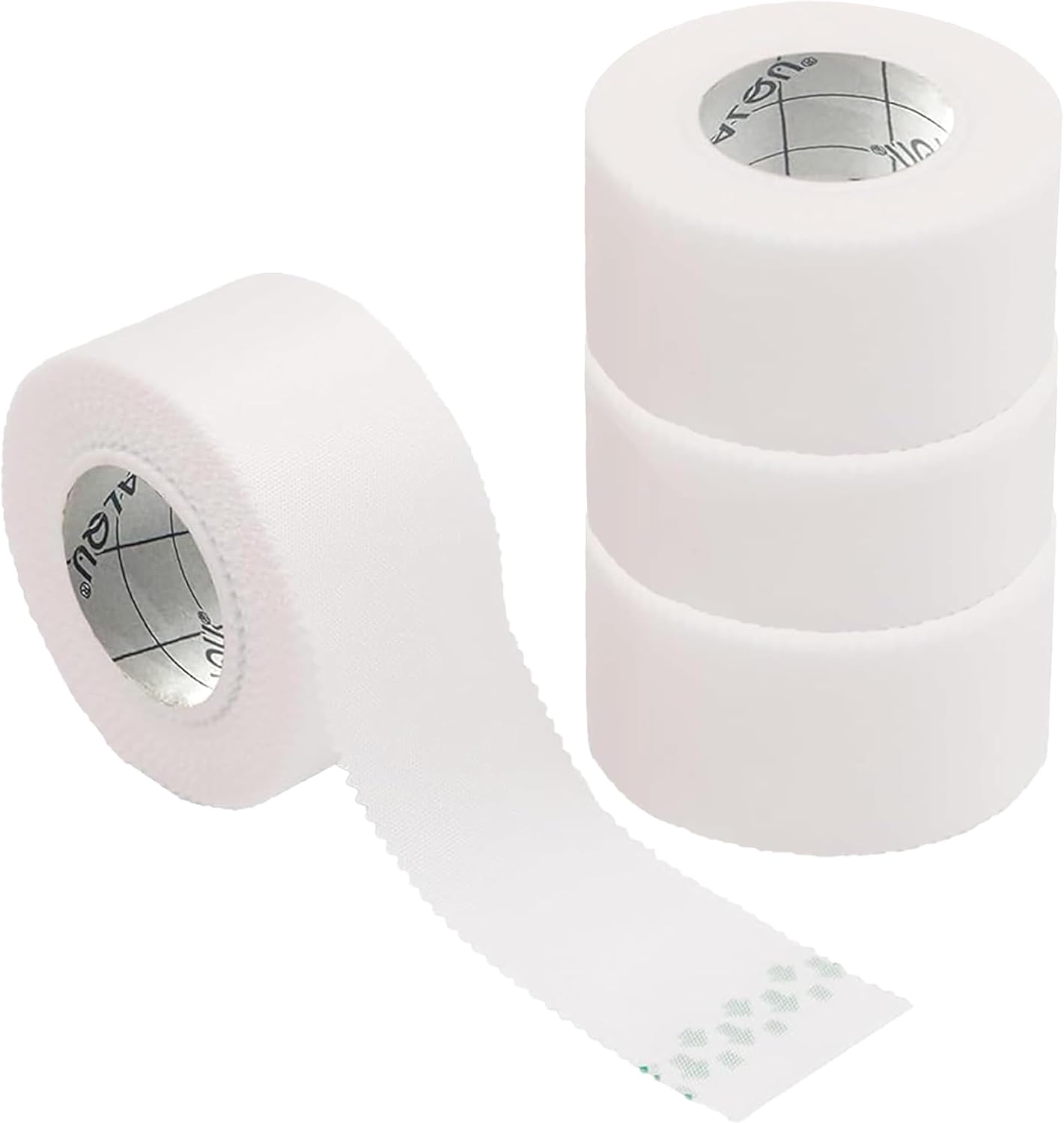 Silk Like Medical Tape - Durable Cloth Medical Tape - 1 in x 10yd, 4 Rolls - Surgical Tape Woven for Strongly Holding Large Dressings, Securing Splints, and Ideal for Long-Term Care