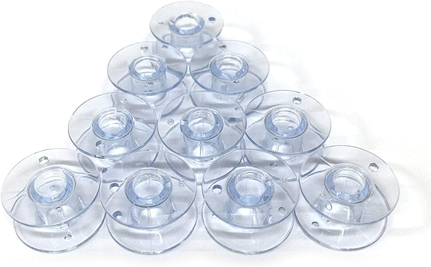 Epiken (10 Pack) Replacement BOBBINS Plastic Juki HZL-F300 HZL-F400 HZL-F600 HZL-G110 +