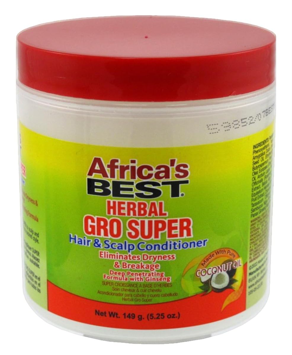 Africas Best Gro Herbal Super 5.25 Ounce Jar (155ml) (3 Pack)