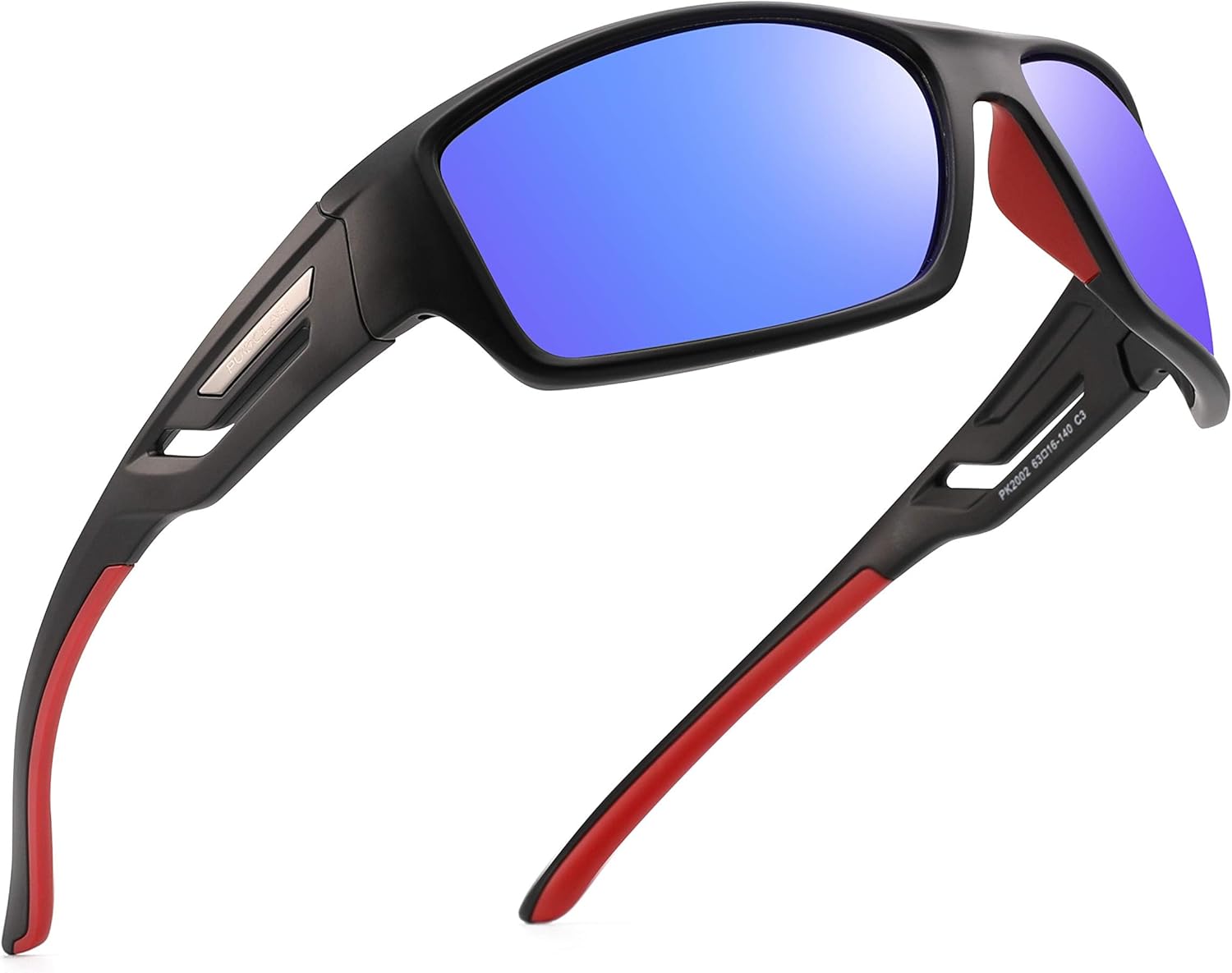 PUKCLAR Polarised Sports Sunglasses for Men Women Driving Sunglasses Cycling Running Fishing Goggles TR90 Frame