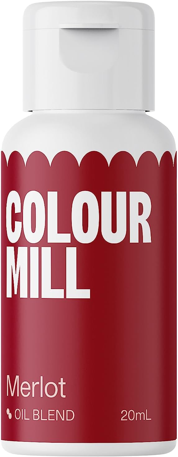 Colour Mill Oil Blend Food Colouring Merlot: Next Generation Oil Based Food Colours - 20 ml