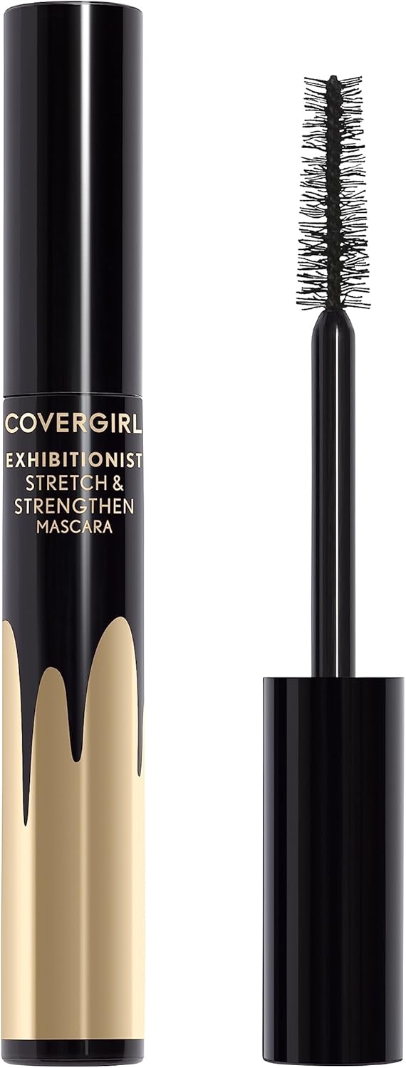 Exhibitionist Stretch and Strengthen Mascara - 800 Very Black by CoverGirl for Women - 0.3 oz Mascara