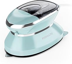 Travel Iron Mini with Steam for Clothes with Dual Voltage, Portable Mini Ironing Machine with Non-Stick Soleplate, Small Iron for Sewing, Quilting and Handcraft