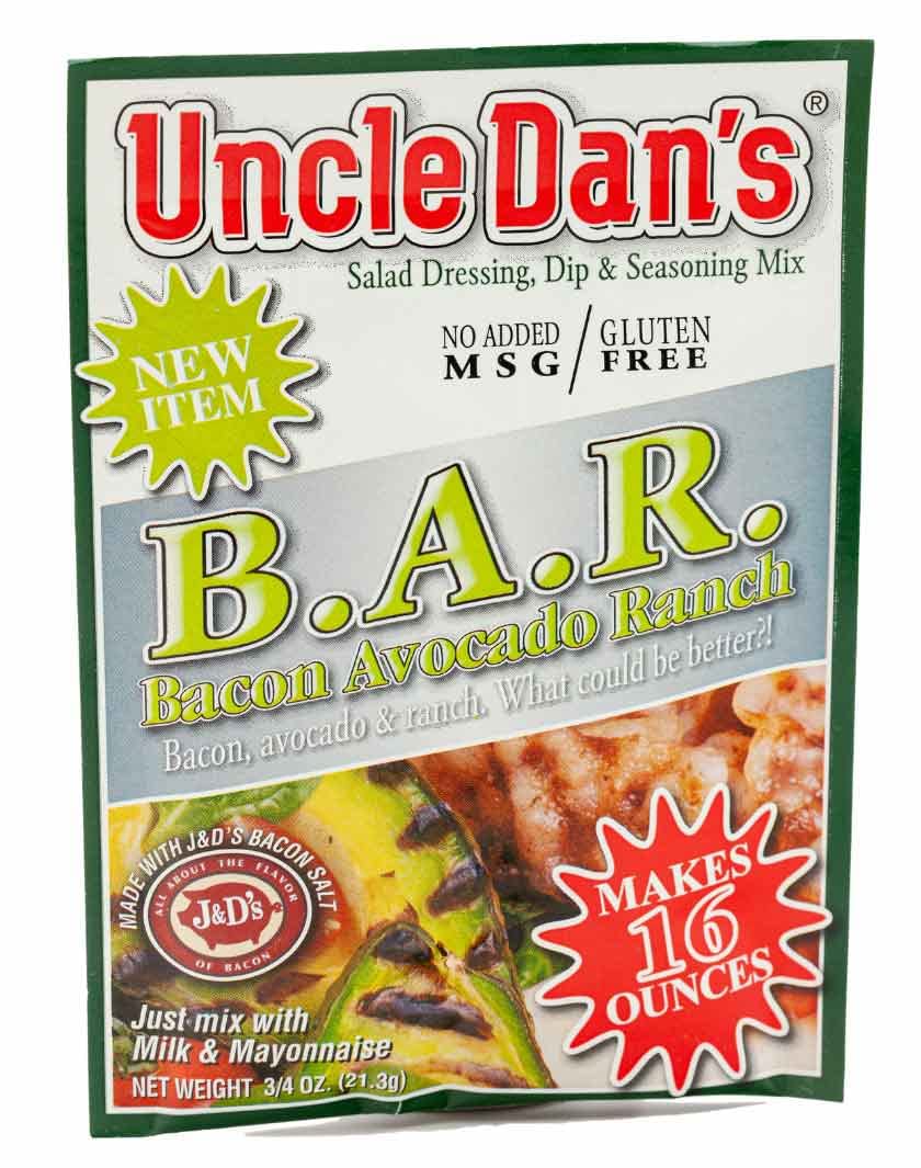 Uncle Dan's Bacon Avocado Ranch | Singles Packet – 0.75oz (Pack of 1)