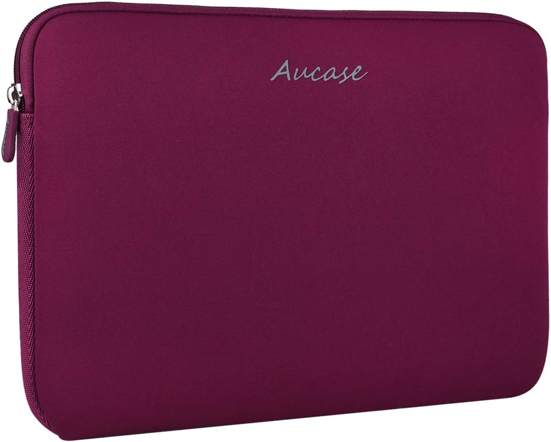 Laptop Case Sleeve 13.3 14 Inch, Thickest Lightest Water Resistant Neoprene Protective Laptop Bag for Men and Women, Compatible with MacBook 15.3''/ Air 15'' M3 M2, Chromebook