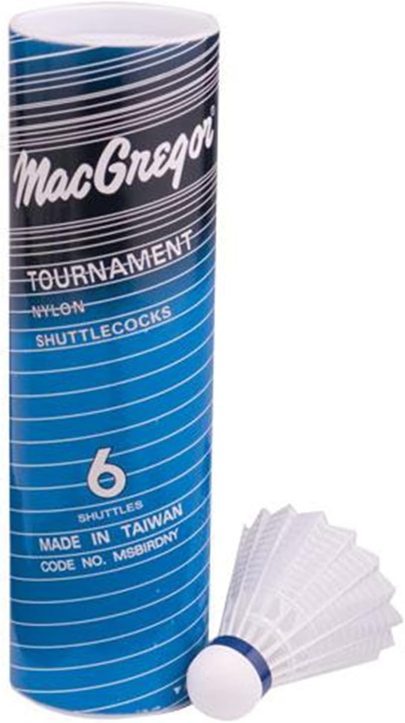 MacGregor Mac Nylon Badminton Birdie 6/Tube