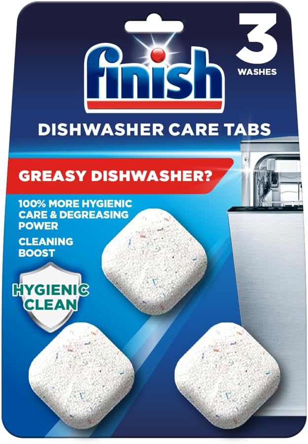 Finish In-Wash Dishwasher Cleaner Tablets, 3x 17g