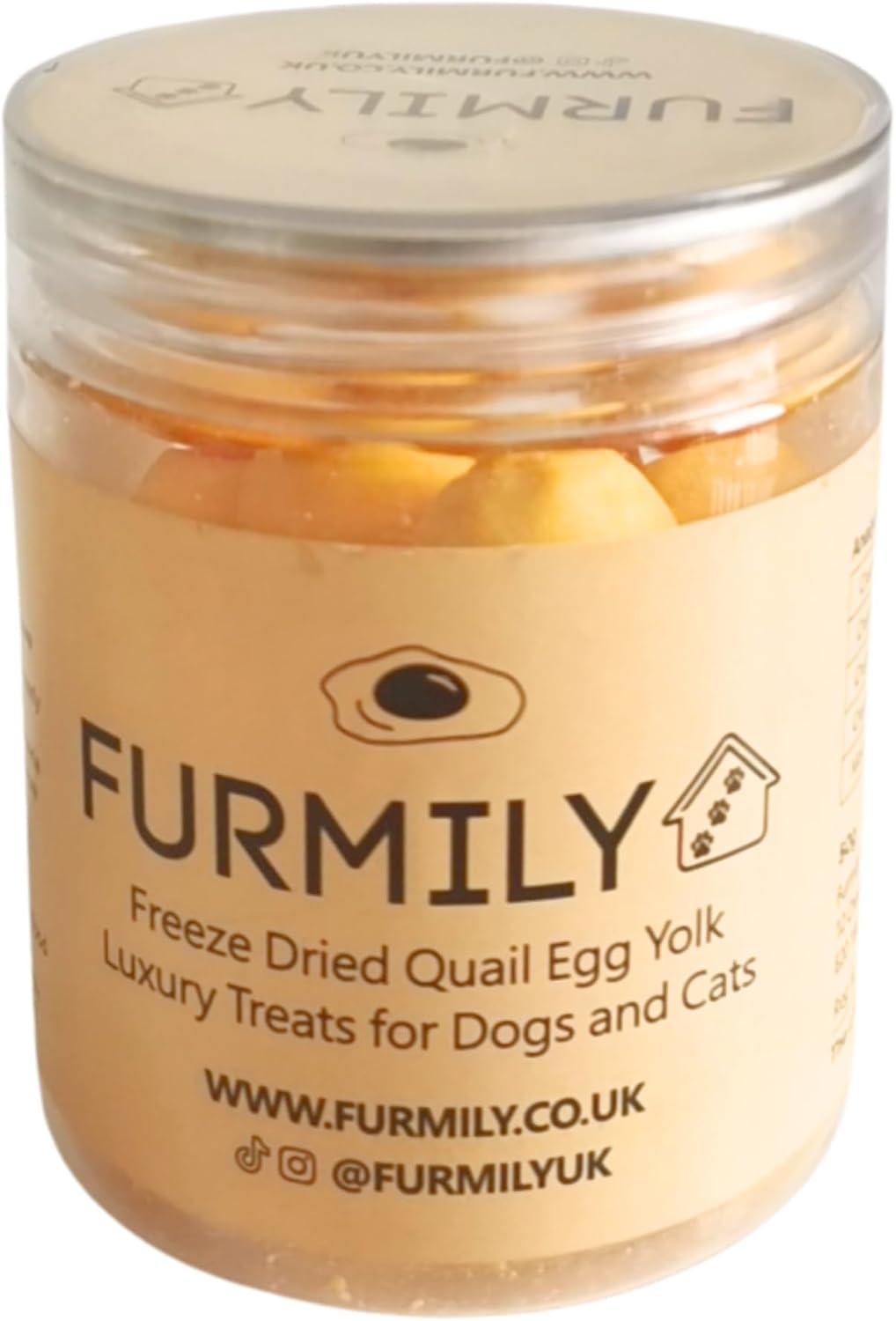 Freeze-Dried Quail Egg Yolks Pet Treats 50g (50g*1)