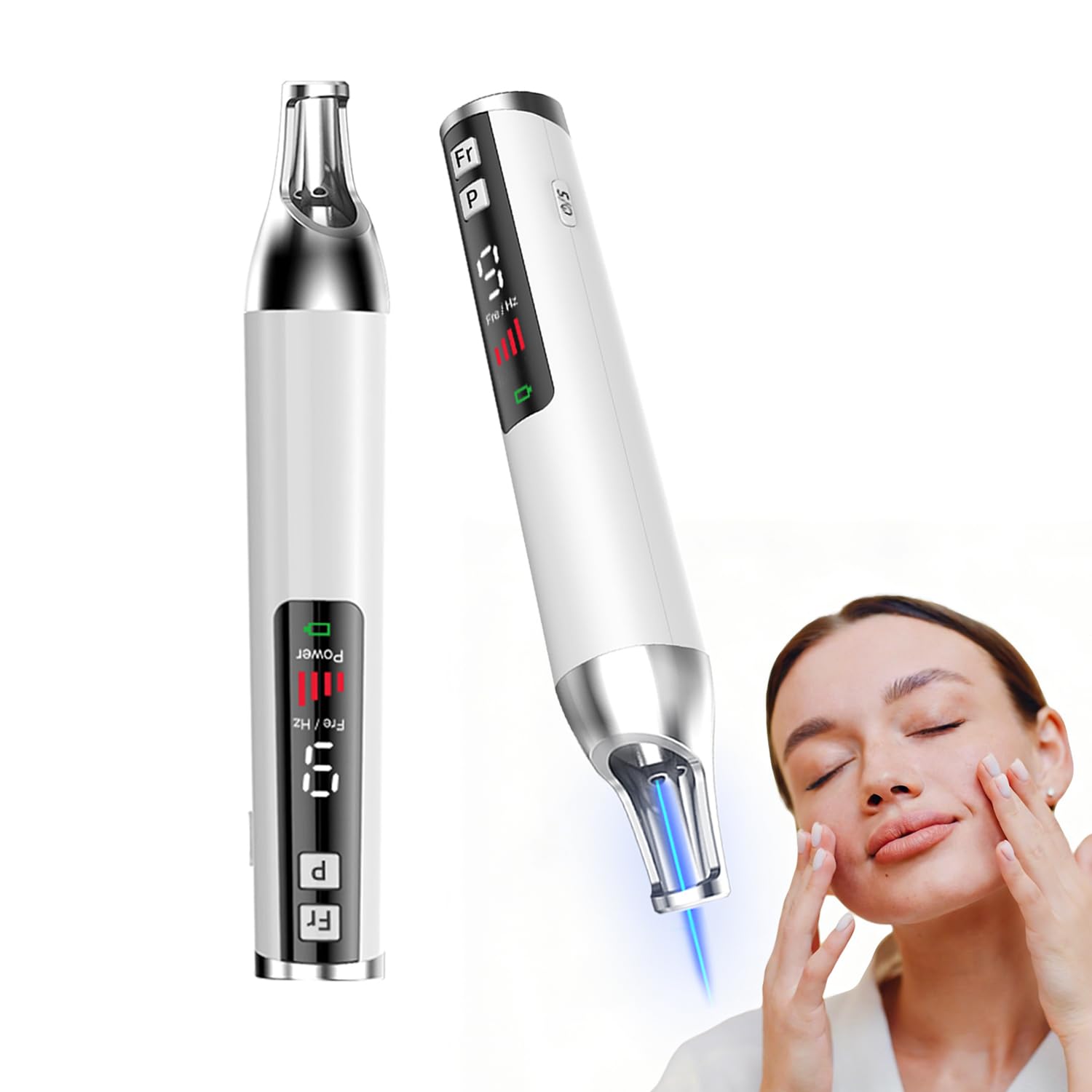 PicoSecond Nd: YAG Laser System – Portable Tattoo Removal Laser Pen with 9 Levels, Compact Beauty Tool for Home & Travel-QA02 (white02)
