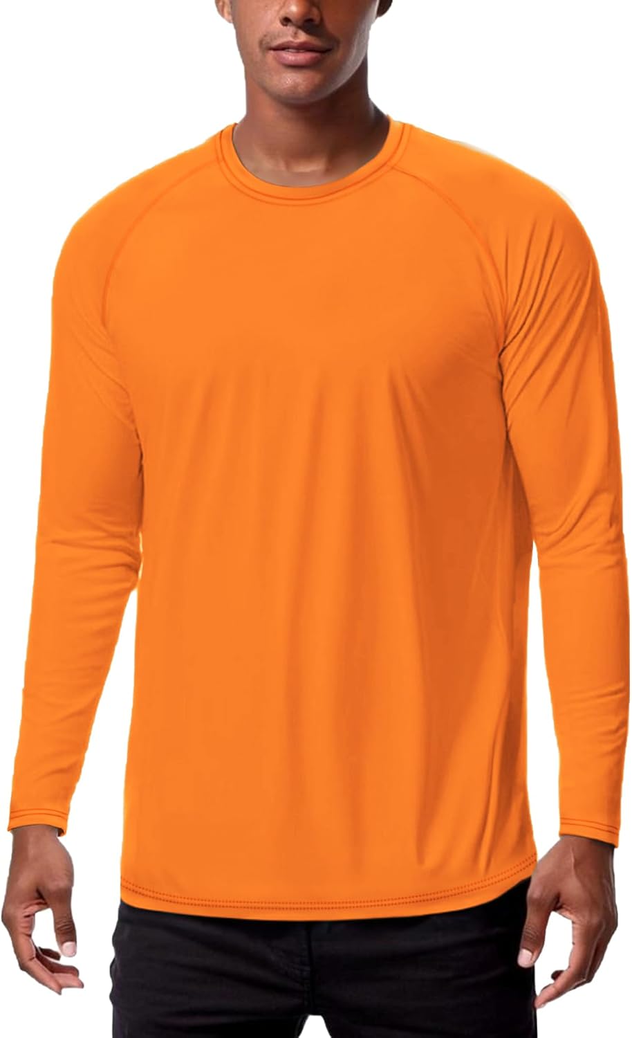 SMENG Men's UV Sun Protection UPF 50+ Long Sleeve T Shirt Quick Dry Workout Tee Tops