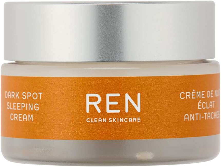 REN Clean Skincare Overnight Glow Dark Spot Sleeping Cream | Reduce Hyperpigmentation | Hydrating & Brightening Facial Moisturiser | Algae Complex with Glycogen | Step 4: Moisturise