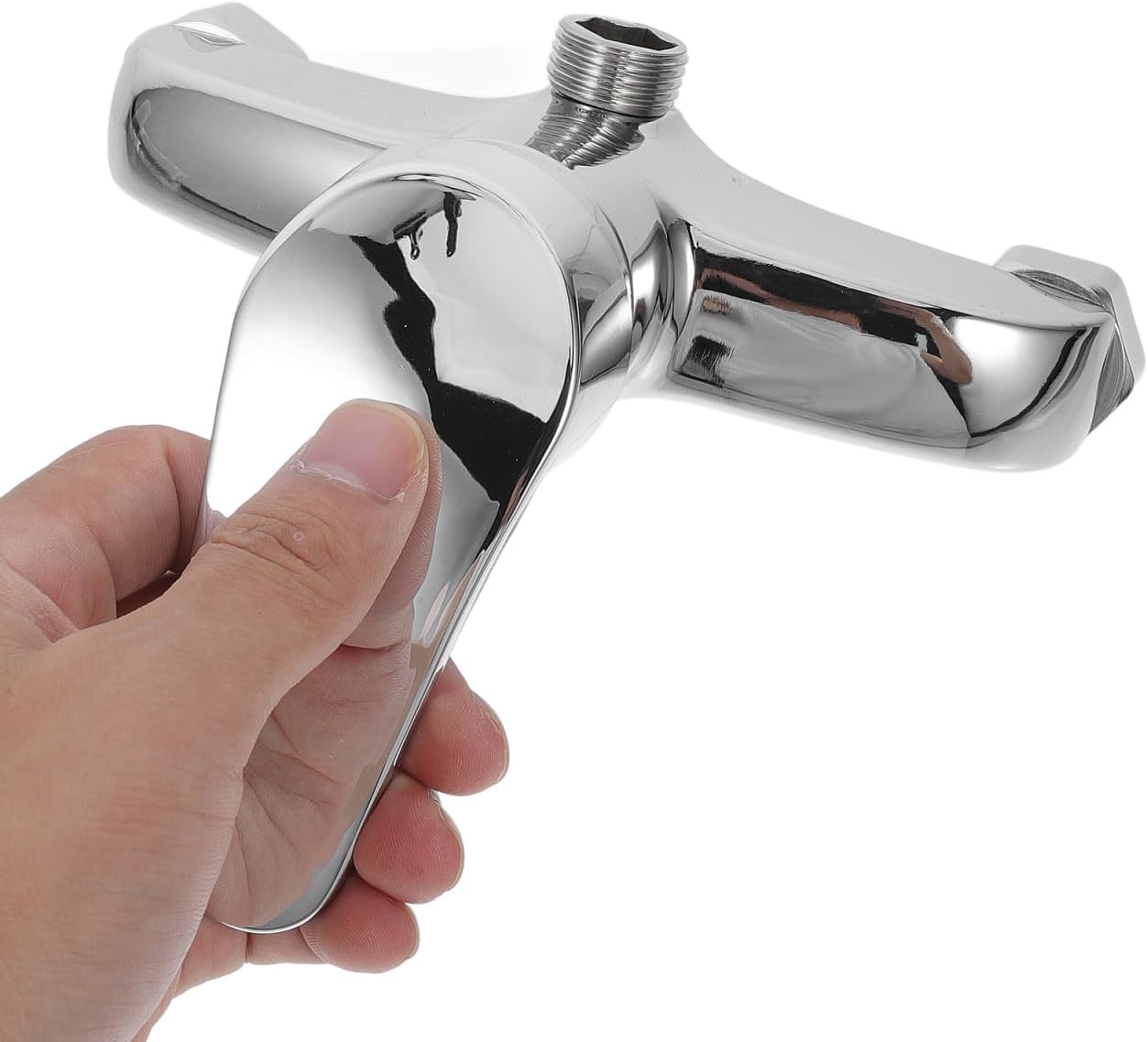 ARTIBETTER Single Handle Shower Mixer Tap - Wall Mounted Bathroom Valve for Hot and Cold Water Control, Aluminum Alloy, 6.69 X 3.93 X 1.06 Inch, Easy Installation for Home, School, Engineering