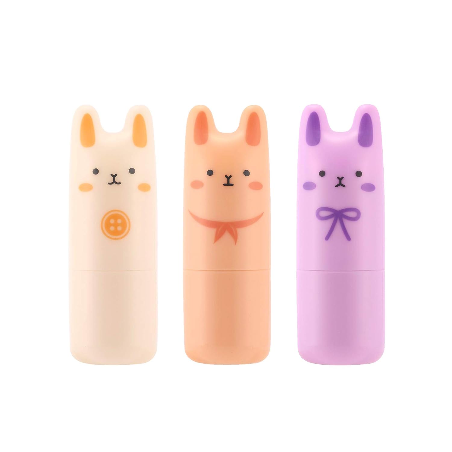TONYMOLY Pocket Bunny Perfume Bar Trio Set - Solid Perfume Sticks for Women