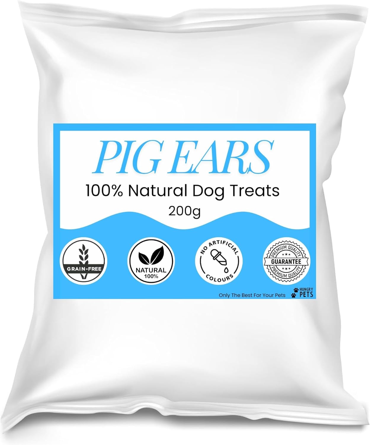 Premium Natural Dog Treat (200g, Pig Ears)