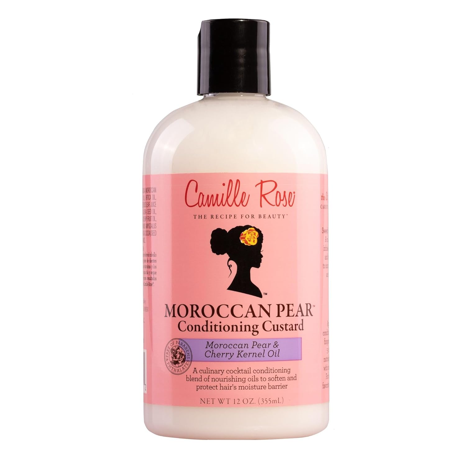Camille Rose Conditioner, Moroccan Pear – Hair Mask, Detangler, Deep Conditioner for Dry, Damaged Hair Repair, Frizz Control, 12 Oz