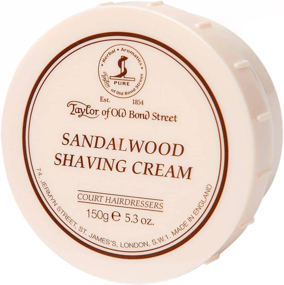 Taylor of Old Bond Street Sandalwood Shaving Cream Bowl, 150g