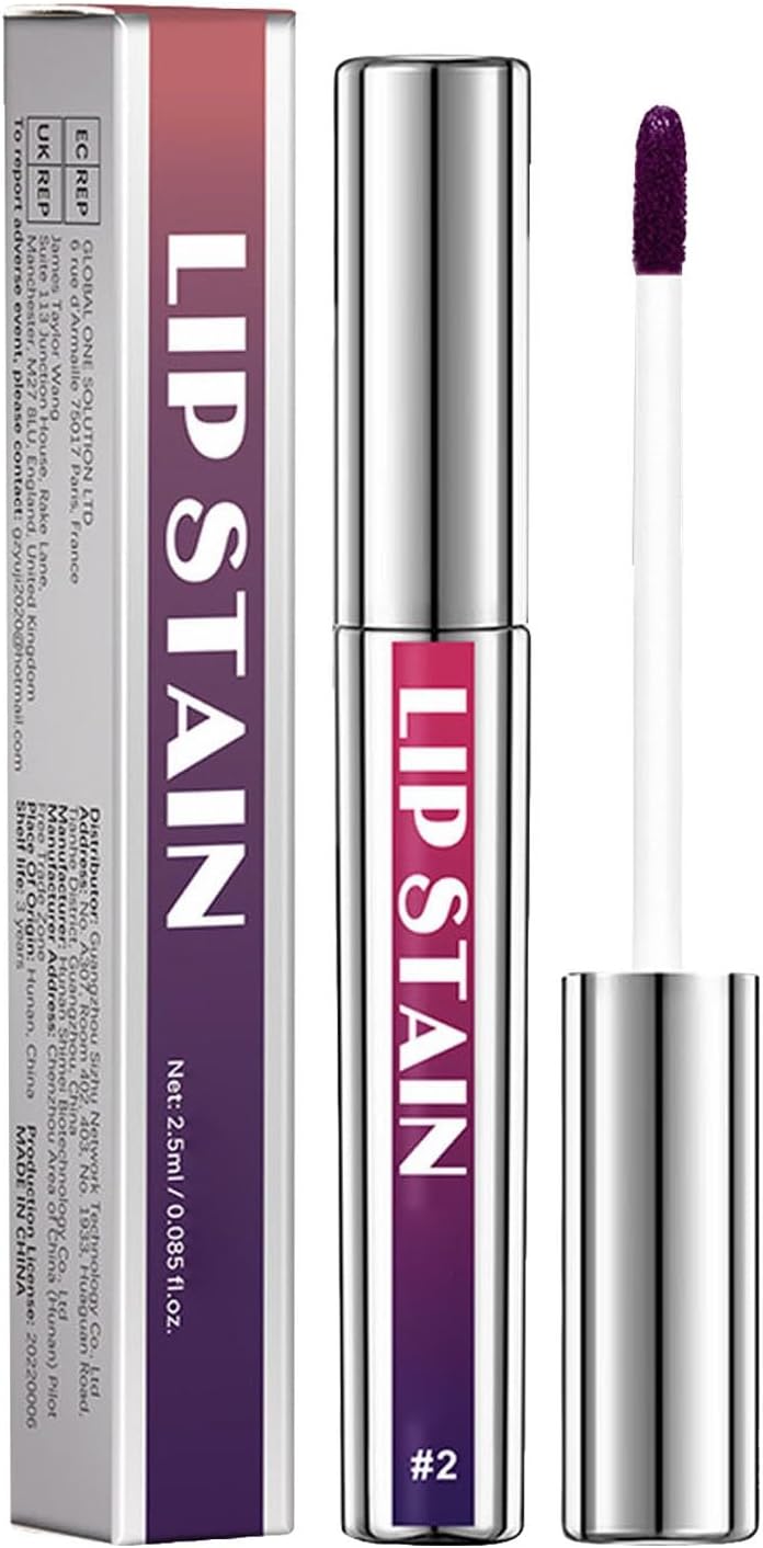 Peel Off Lip Stain Lip Tint,1Pcs Long-Lasting Liner Peel Off Matte Finish Lip Gloss,Matte Liquid Lipstick Nude Lip Gloss Waterproof Non-stick Cup Lip Makeup Gift for Women (Rose, One Size)