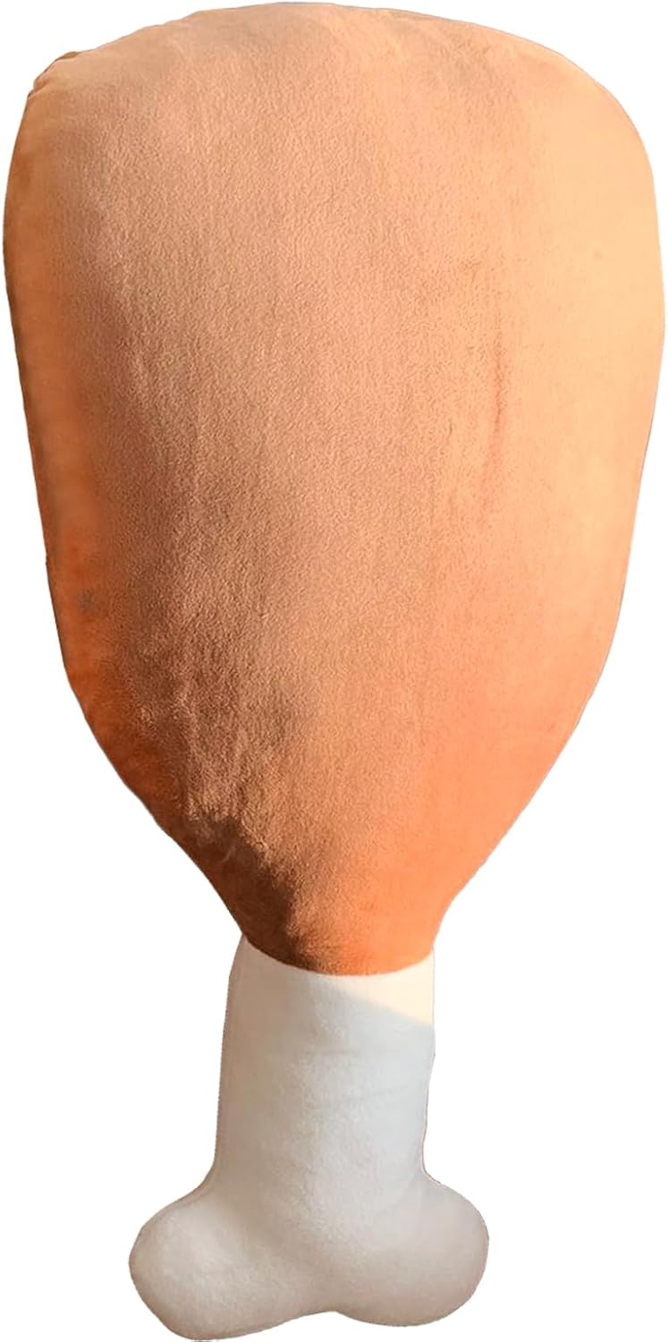 15.7'' Chicken Leg Pillow Funny Food Plush Toy Simulation Stuffed Animal Decor