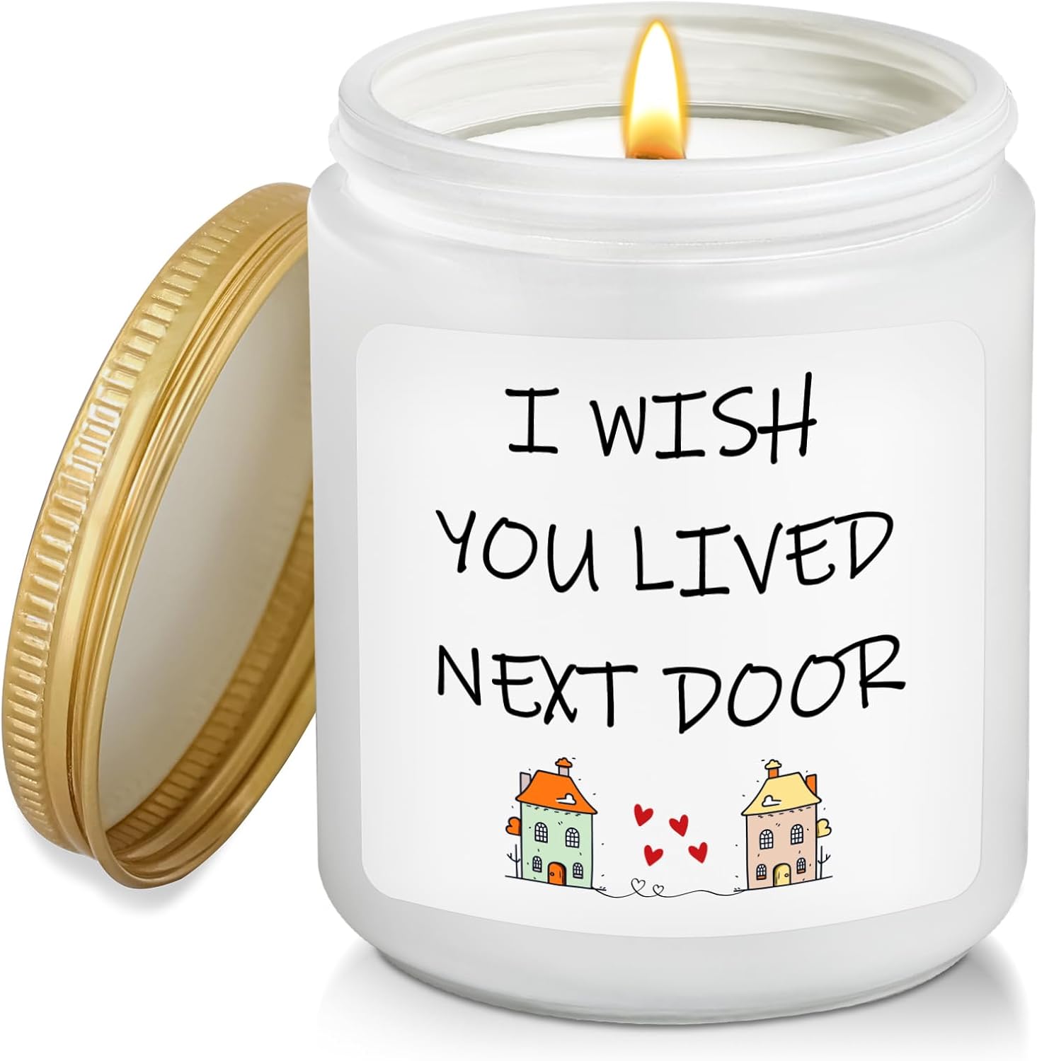 LUXHOMY Gifts for Women, Best Gift for Friend, Best Friend Birthday Gift, Unique Gifts for Bestie, Friendship Candle for Women - Lavender Scented Candles (200g)