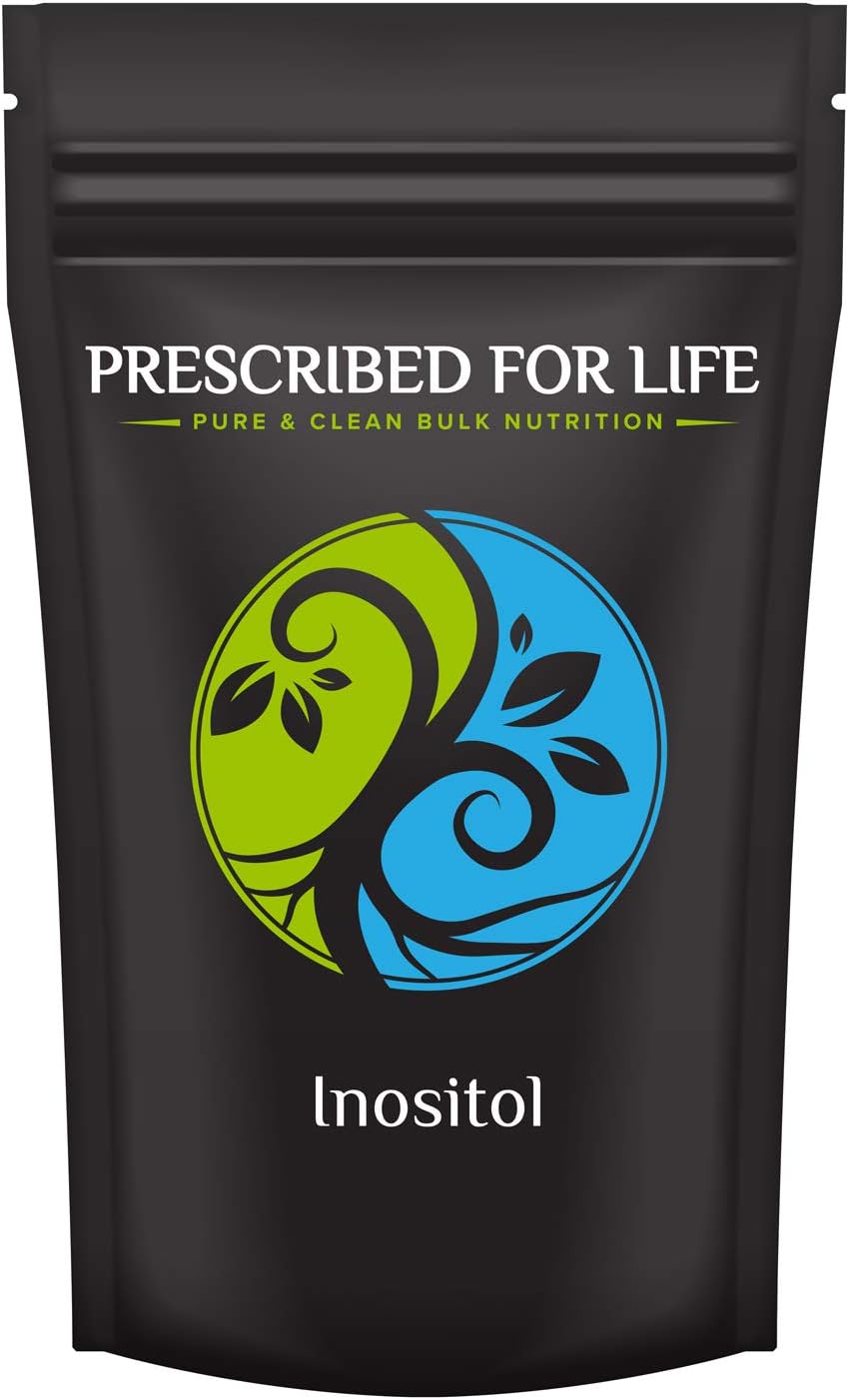 Prescribed For Life Inositol Powder | All Natural Vitamin B8 | Inositol Dietary Supplement | Vegan, Gluten Free, Non GMO (12 oz / 340 g)