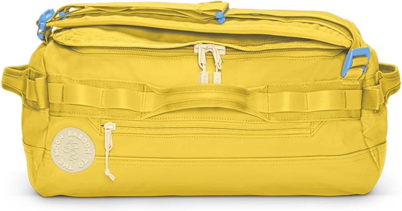 Baboon to the Moon Go-Bag Mini 32L – Detachable Straps, Small Duffle Bag for Travel, Gym Bag for Women, Mens Travel Bag, Duffel Bags for Traveling, Travel Duffel Bags for Women (Amber)