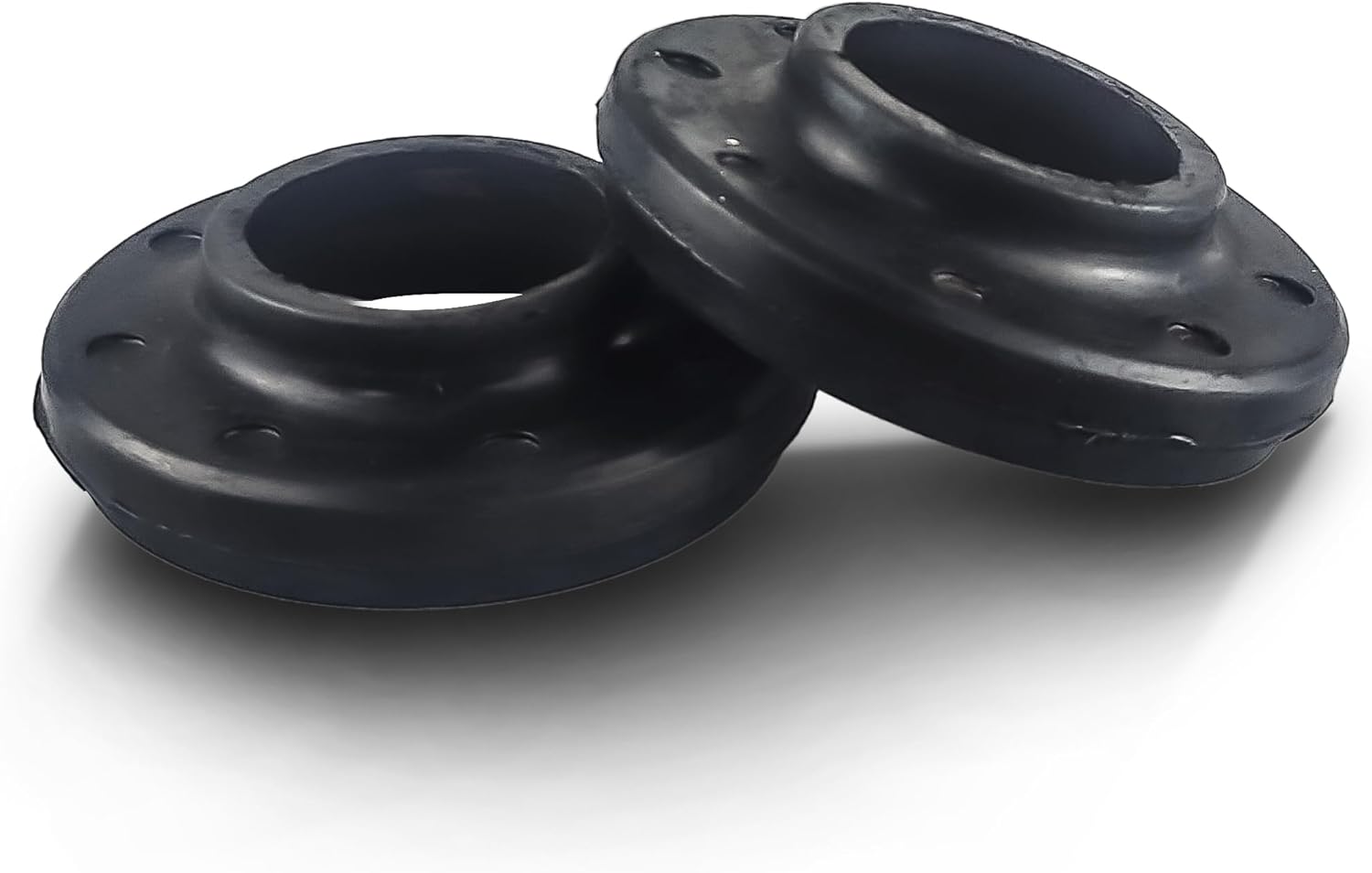 Front Upper Coil Spring Insulators, Coil Spring Isolators Fit for 1984-2001 Cherokee XJ, 97-06 Wrangler TJ, 93-98 Grand Cherokee ZJ, 84-90 Wagoneer, 86-92 Comanche MJ (1 Pair)