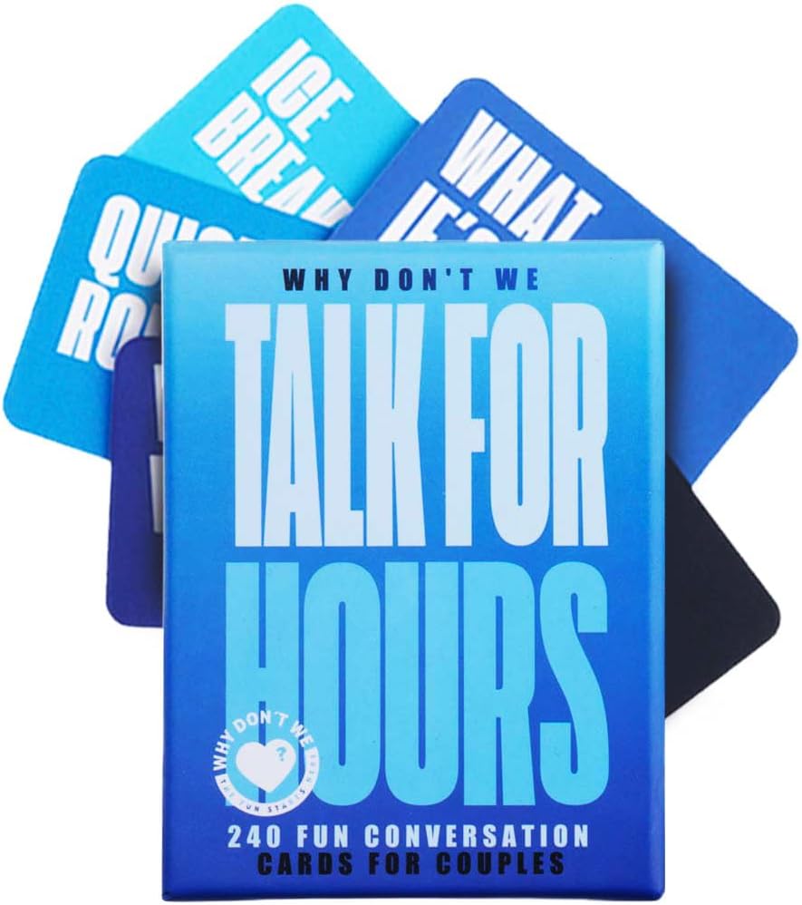 Why Don't We - 240 Conversation Starters for Couples - Get to Know Each Other Better. Fun Conversation Game for Couples, Couples Card Games, Games for Date Night
