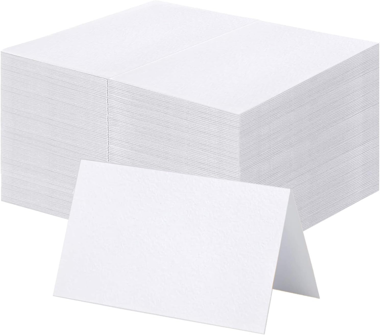 60 Pcs Premium Place Cards, 2x3.5in Small Tent Cards, Blank Fillable Banquet Seat Card, Name Card, Escort Cards, Table Card, Wedding Place Cards for Wedding, Table, Dinner Parties