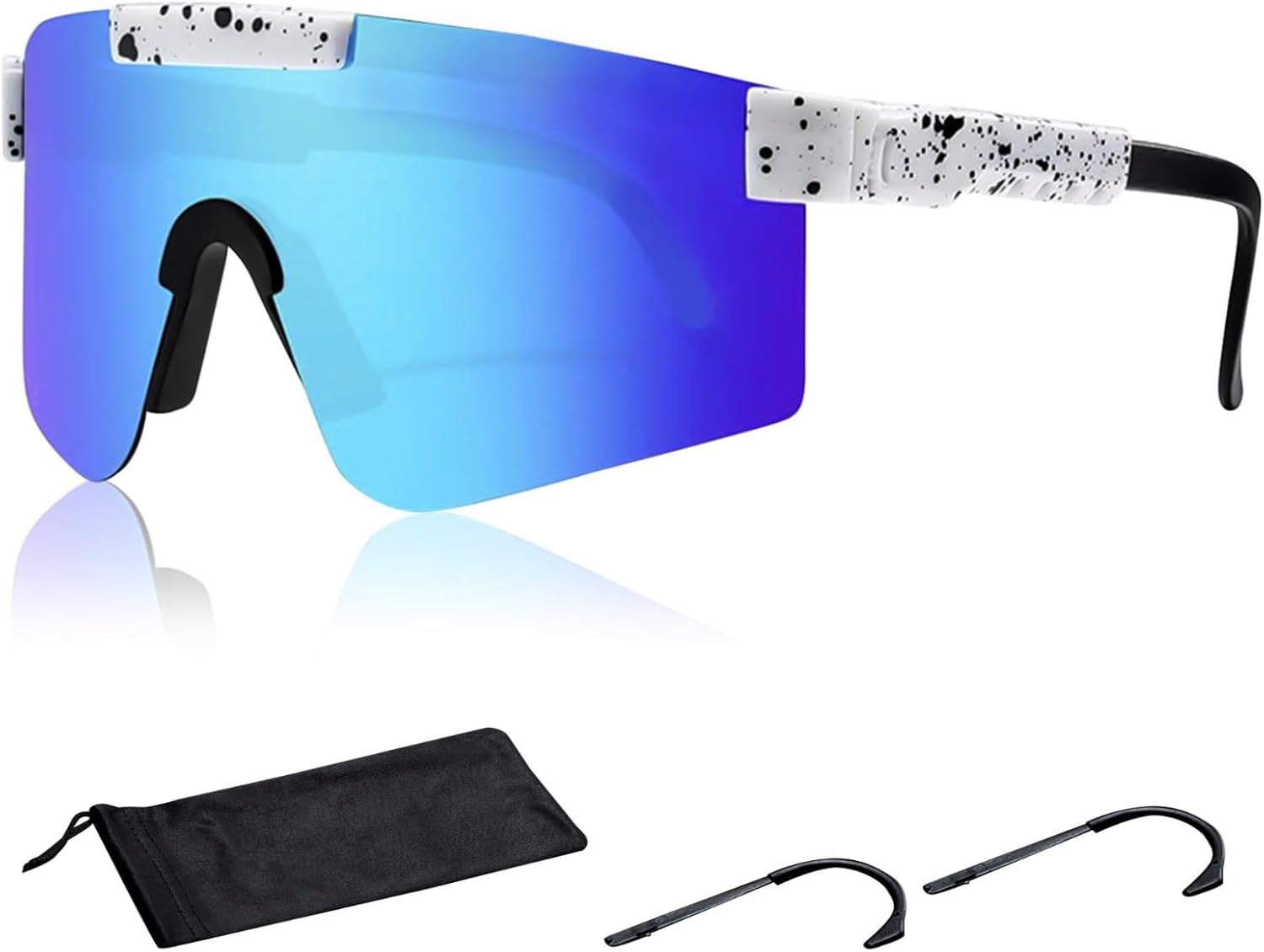 AWAVM Cycling Glasses,Running Sunglasses,Polarized Sports Sunglasses Mens Womens,Protection Outdoor Bike Glasses Hiking Running Fishing Ski Surfing Goggles Sunglasses