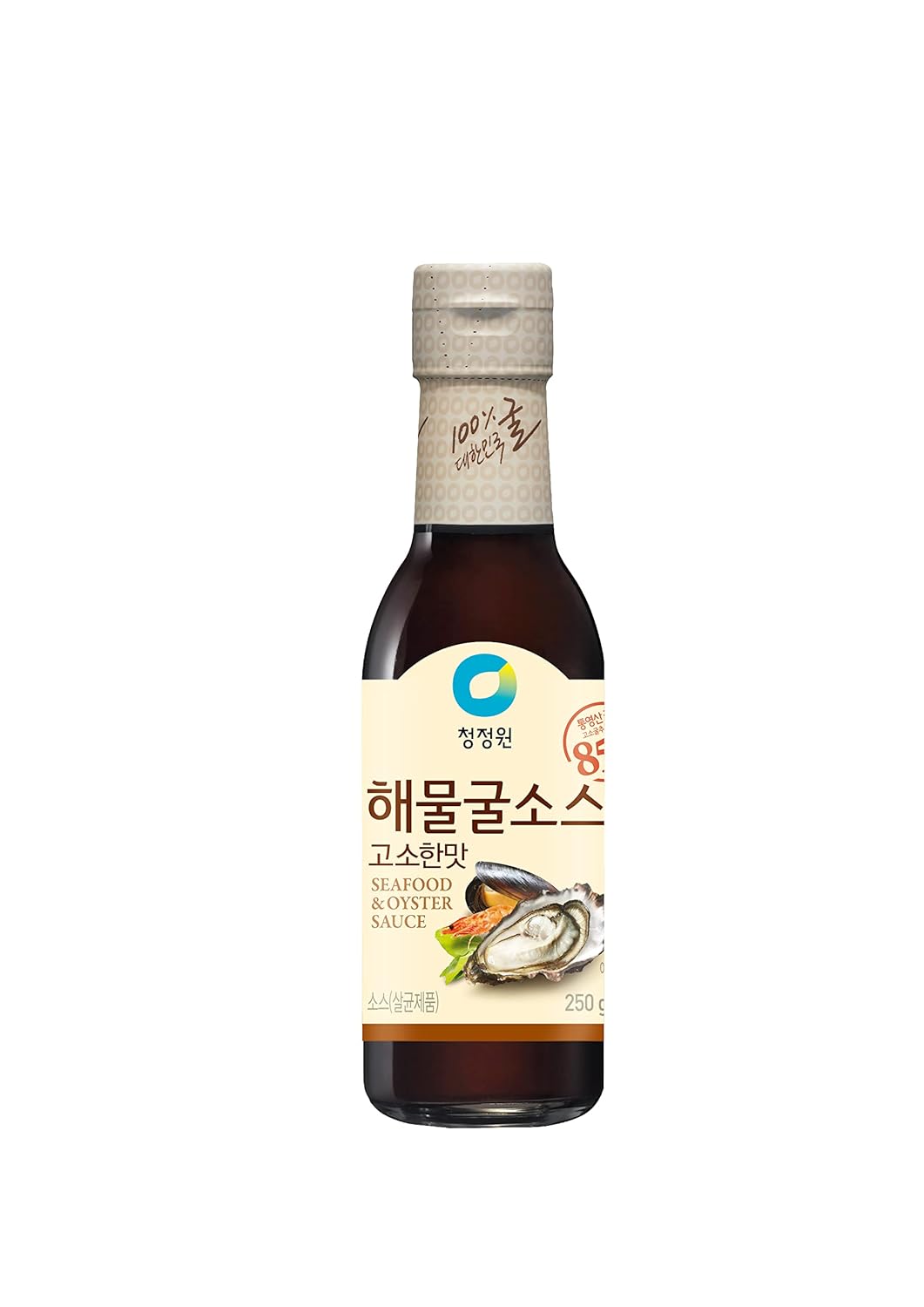 Chung Jung One O'Food Premium Oyster Sauce, Savory Flavor, Perfect for Stir-Fry and Stews (Seafood, 250g)