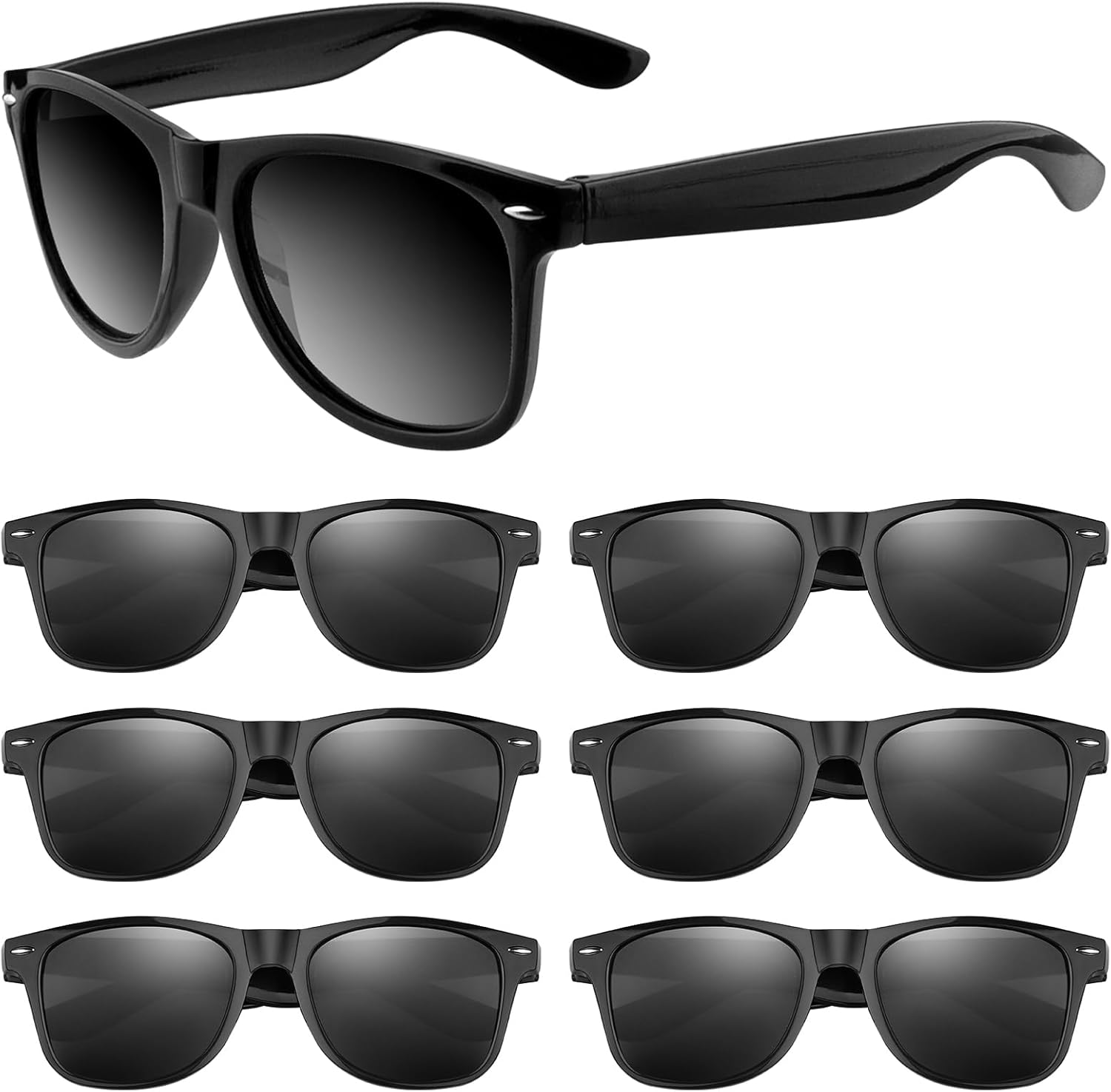 ASTARON Sunglasses Bulk, 6/12/24/48 pack Neon Sunglasses Party Favors for Summer Beach Pool Wedding Party, Great Gift for Pool, Birthday Party Supplies Goody Bag Favors