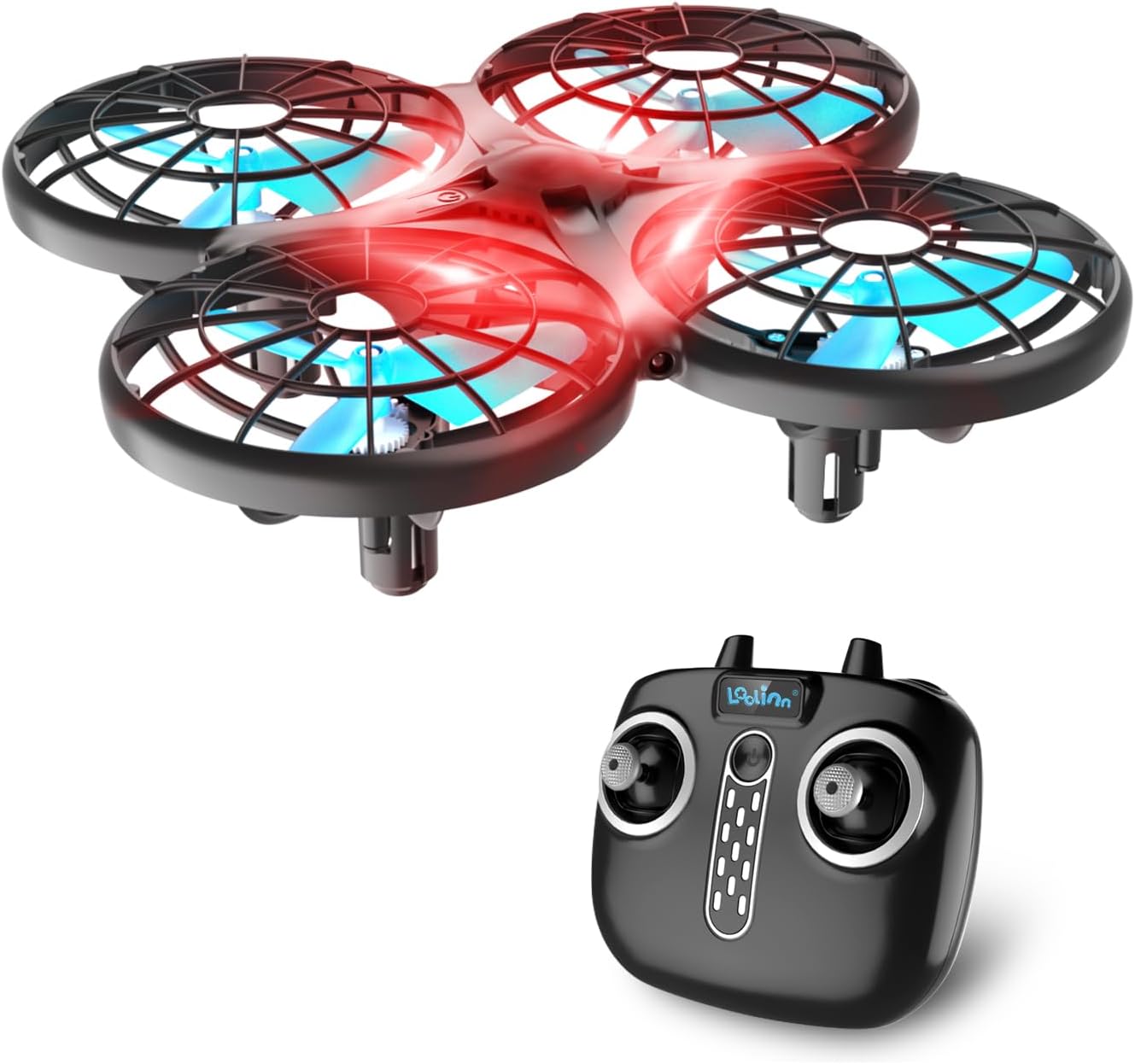 Loolinn | Drone for Kids Gift - RC Drone, Mini Drones with Auto Anti-Collision Technology/Safe for Kids/Easy to Fly / 360° Flip/Hand-Controlled Mode / 14 Minutes Flight Time /C0 (Gift for Kids)