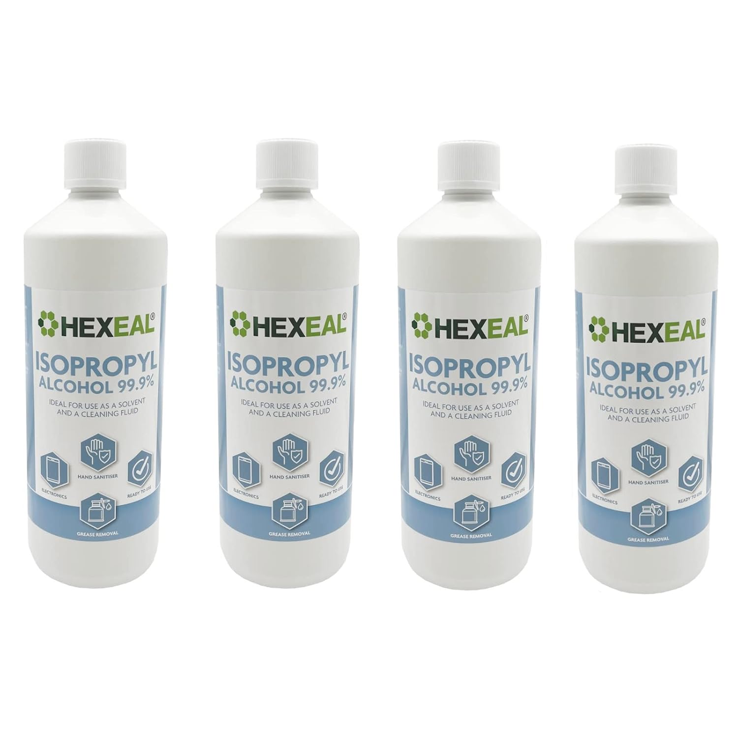 Hexeal IPA 99.9% | 4L | Lab Grade | Isopropyl Alcohol | Isopropanol 99.9%