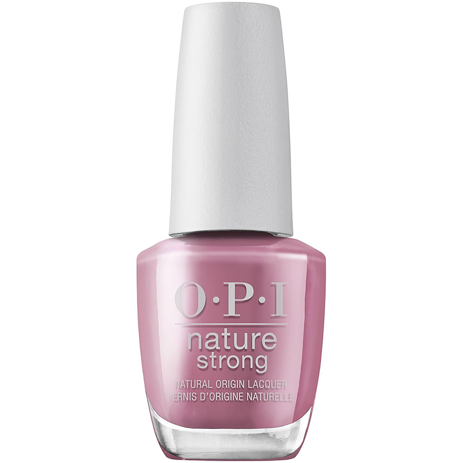 OPI Nature Strong Natural Origin Nail Polish | Opaque Bright Purple Lilac Crème Eco-Friendly Nail Polish | Plant Based, Vegan, Cruelty Free