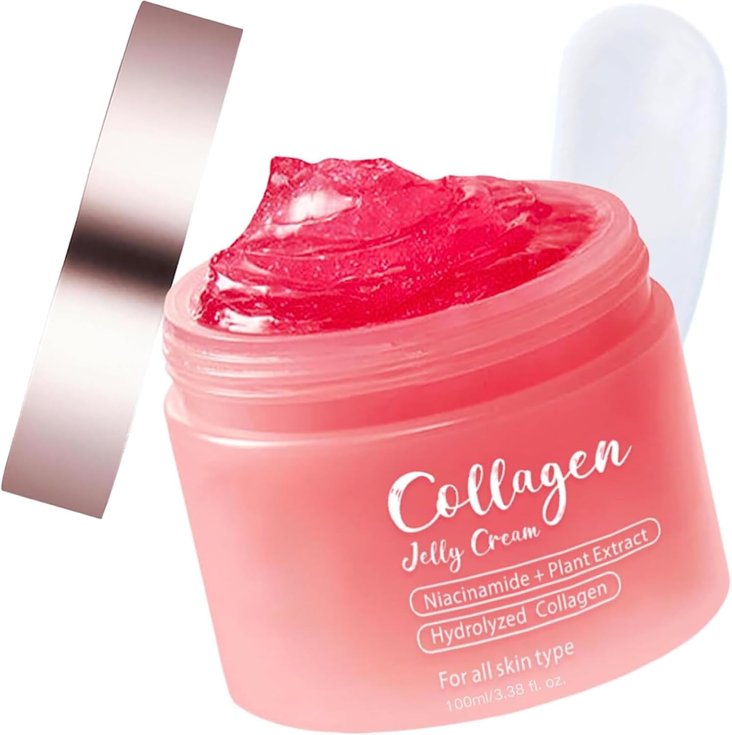 Collagen Jelly Cream, Day Night Cream With Niacinamide & Freeze Hydrolyzed Collagen Face Cream, Anti Wrinkle Face Cream, Korean Moisturiser, Elasticity & 24H Glow & Lifted, Korean Skincare