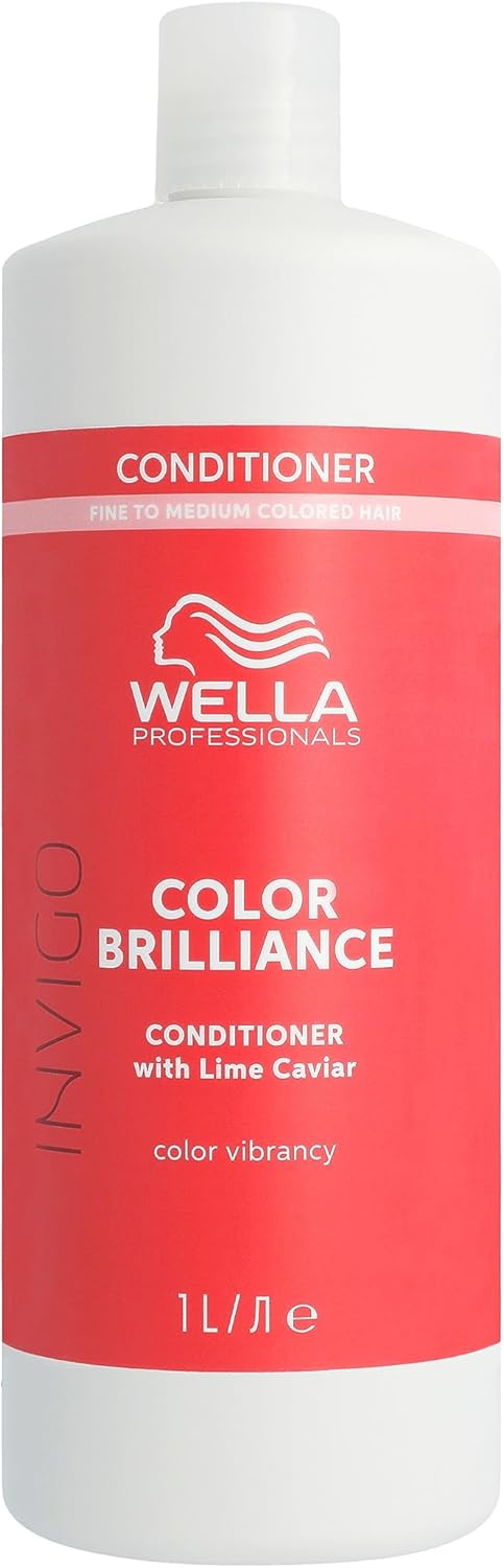 Wella Professionals Invigo Color Brilliance Professional Hair Care, Colour Protection for Fine/Normal Hair, Vibrant Hair Colour, Leave-In Hair Mask Treatment